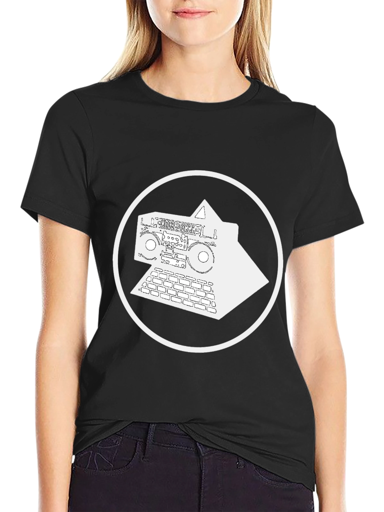 Graphic Tee: Pyramid Boombox