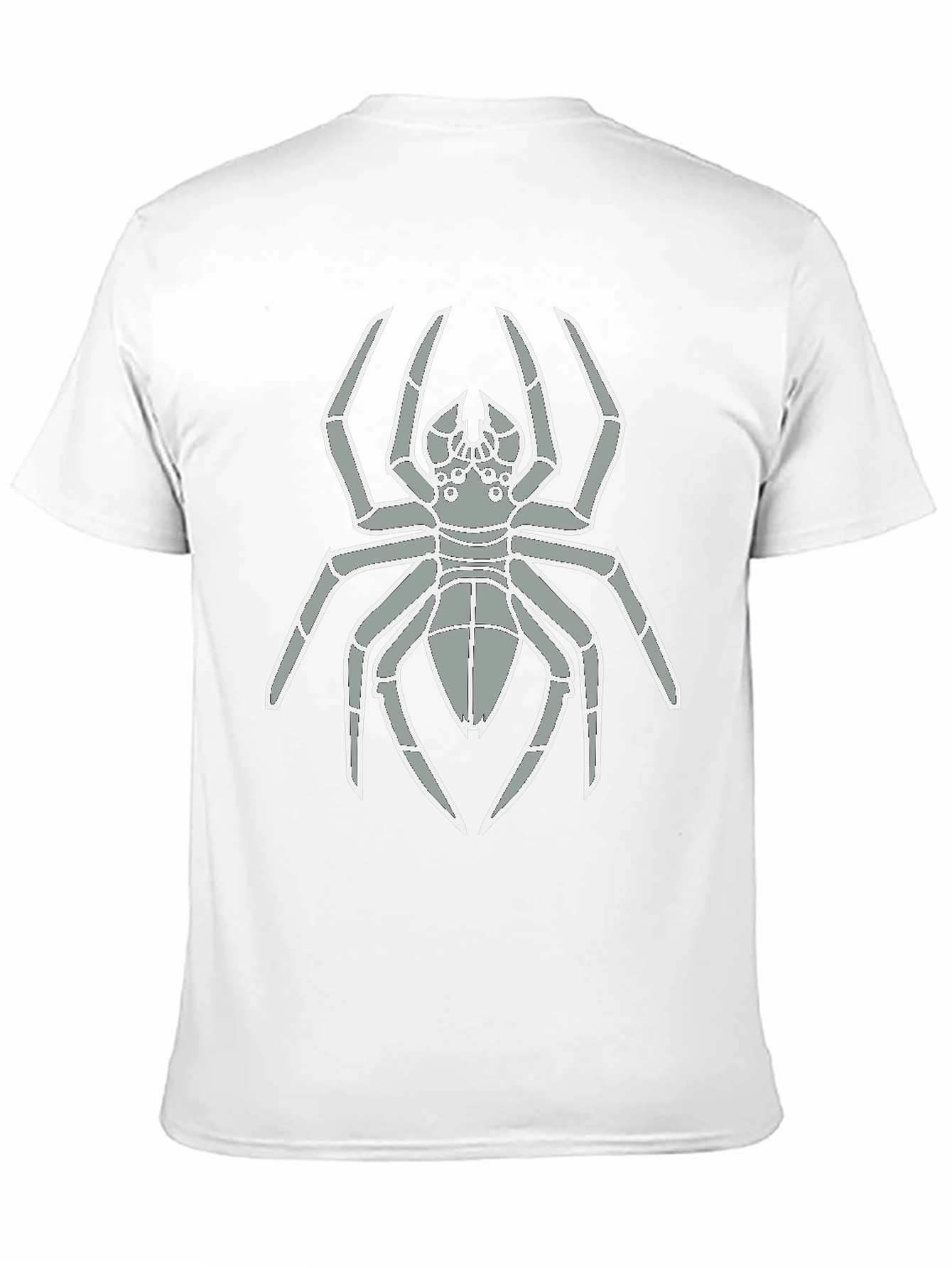Spider Graphic Tee - Mens Black Cotton T-Shirt