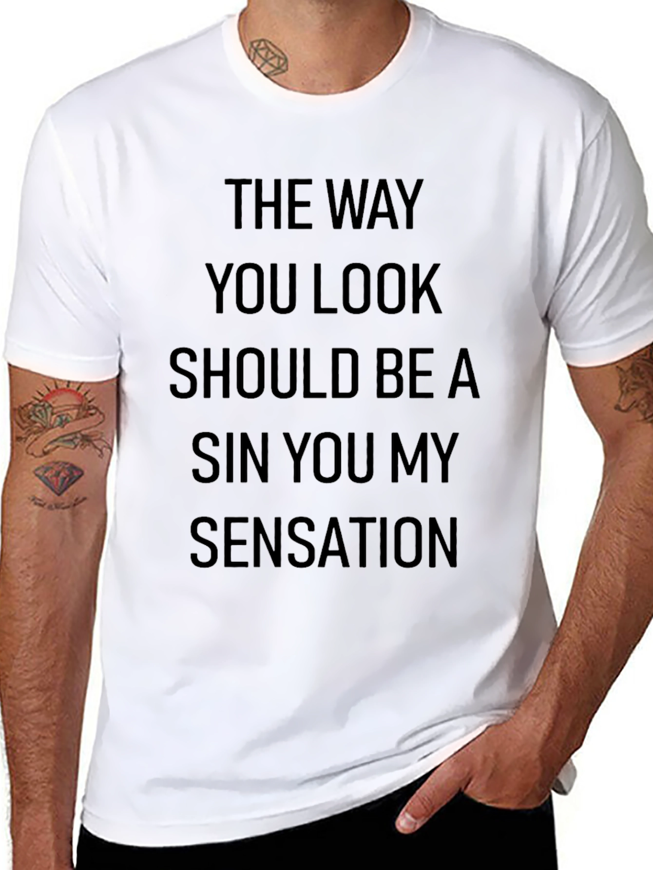 The Way You Look Graphic Tee - Black