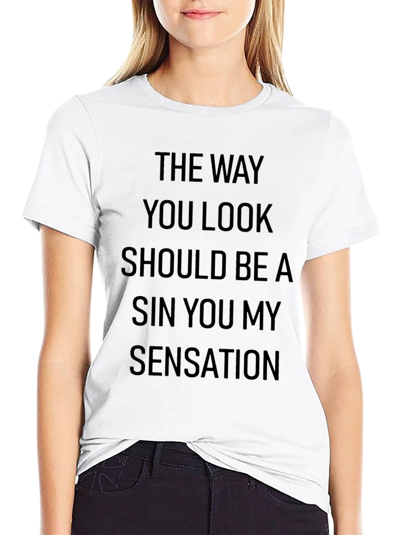 The Way You Look Graphic Tee - Black