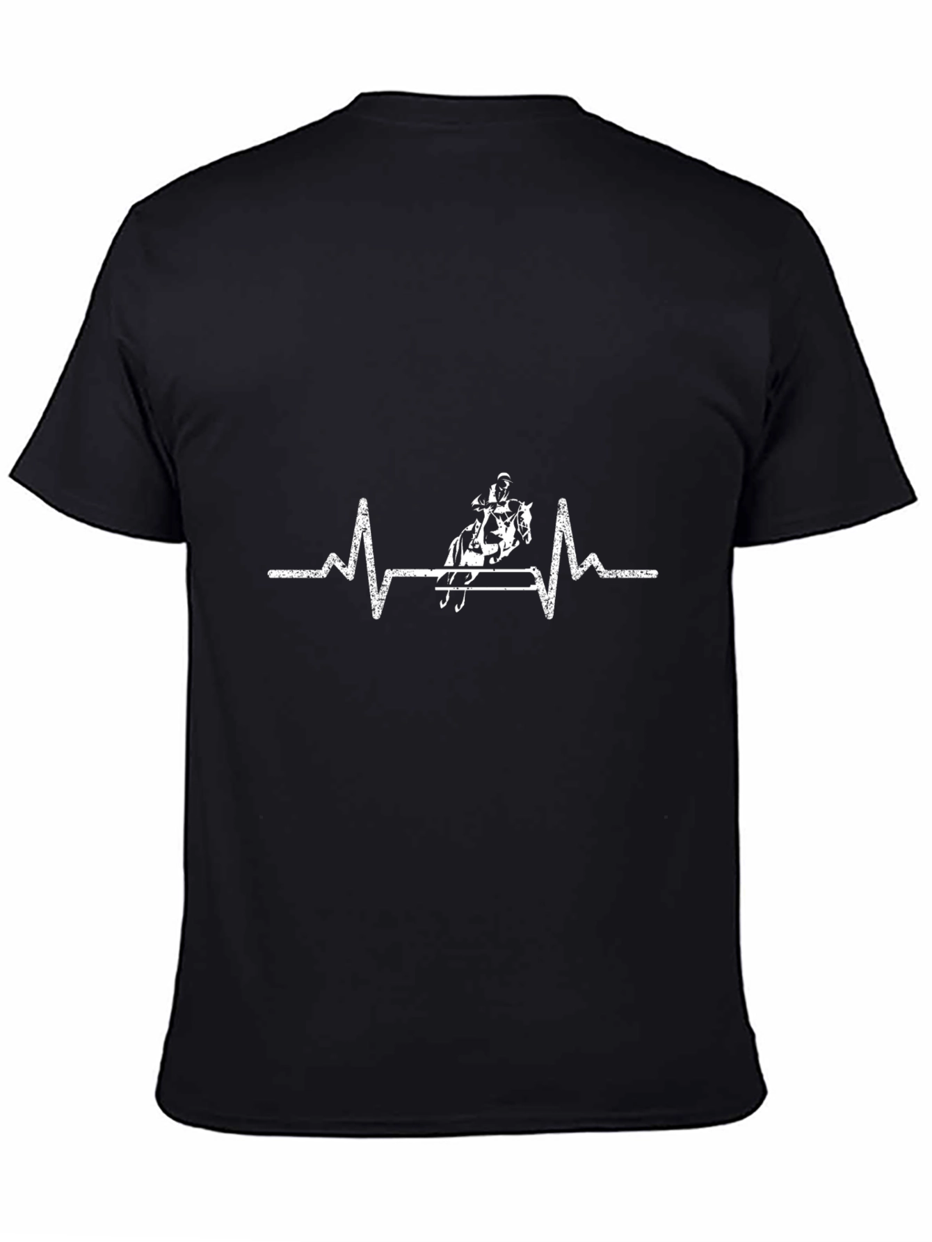 Equestrian Heartbeat T-Shirt - Show Jumping Style