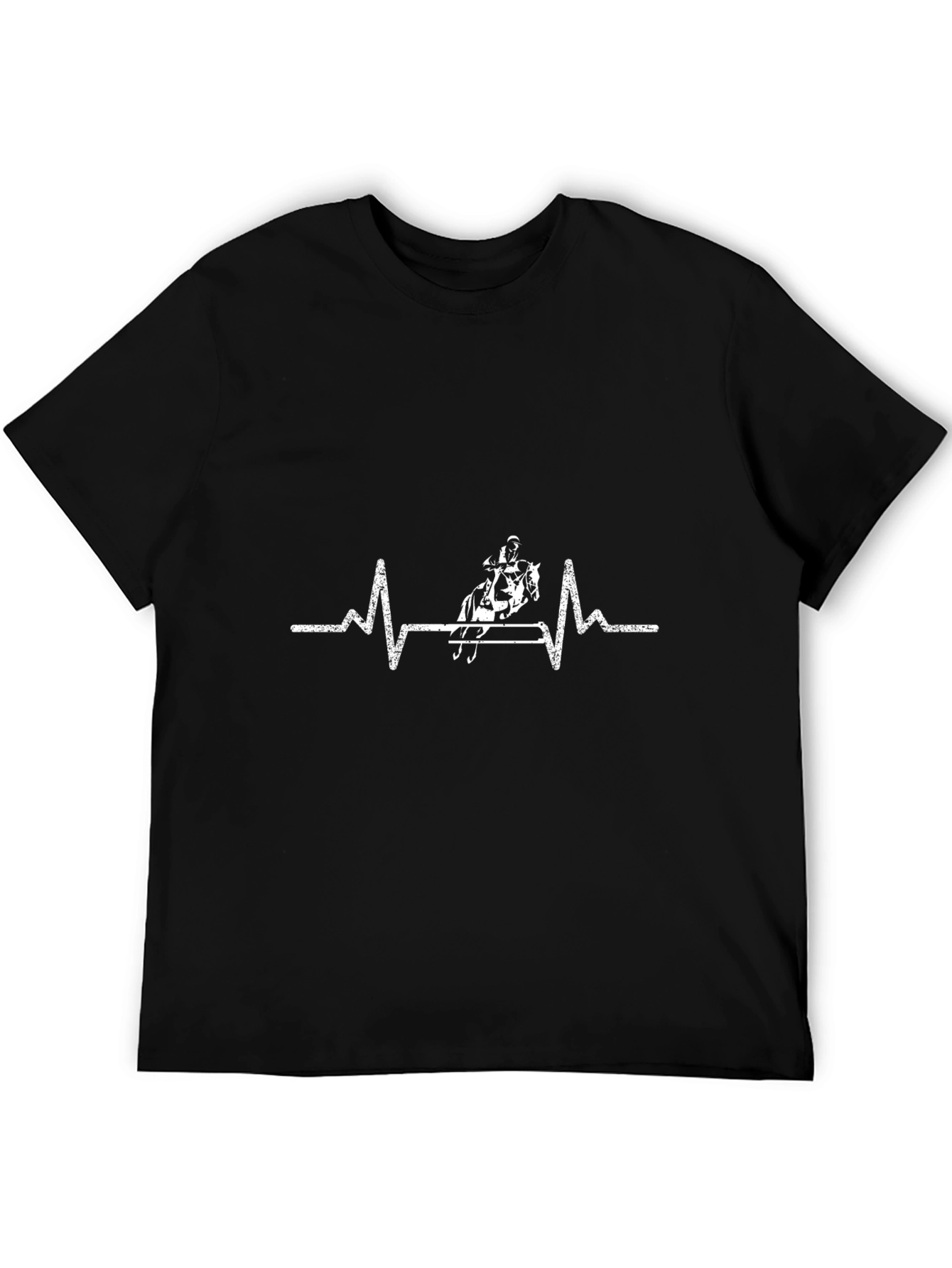 Equestrian Heartbeat T-Shirt - Show Jumping Style