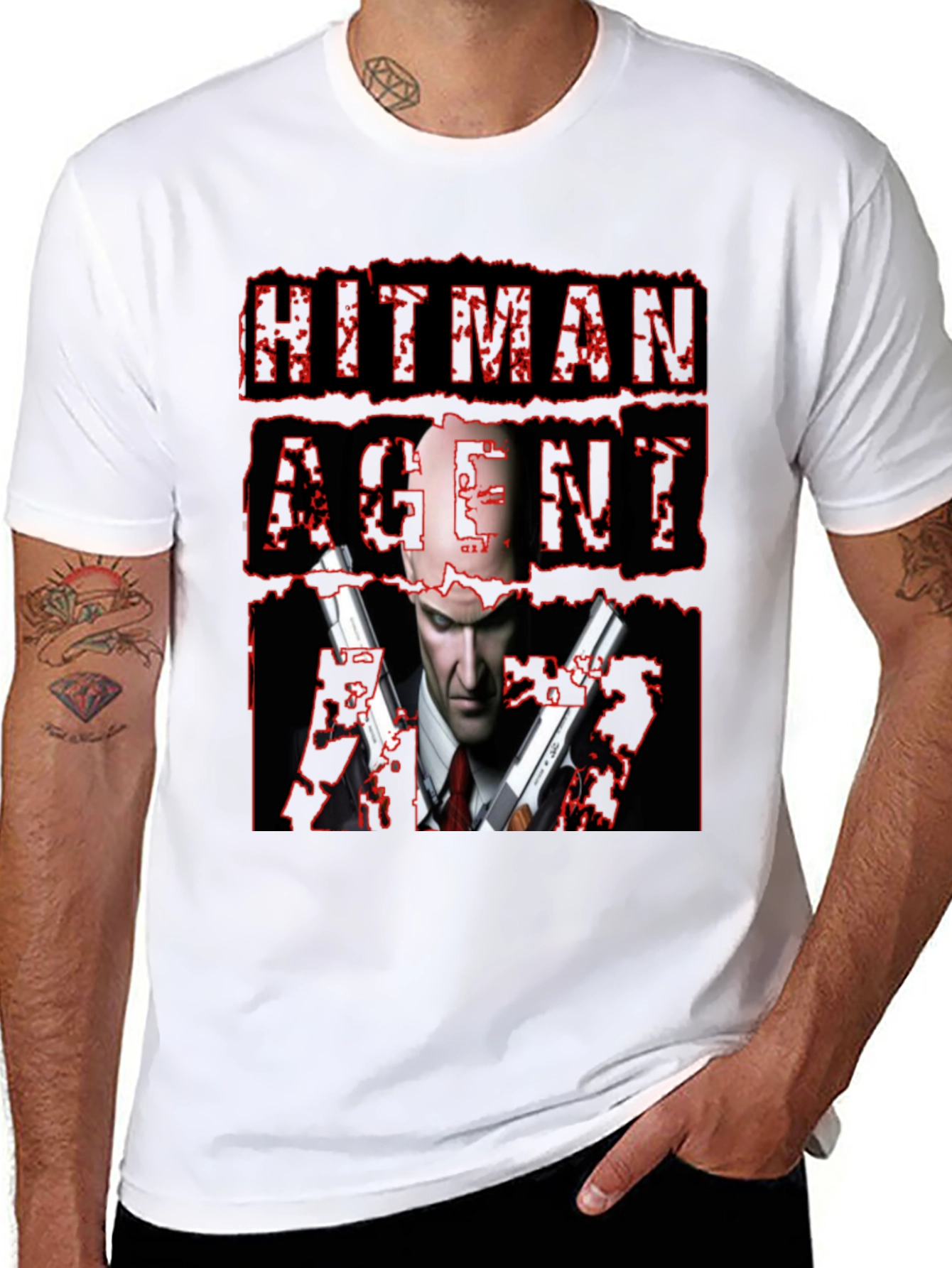 Hitman Agent 47 T-Shirt - Classic Game Apparel