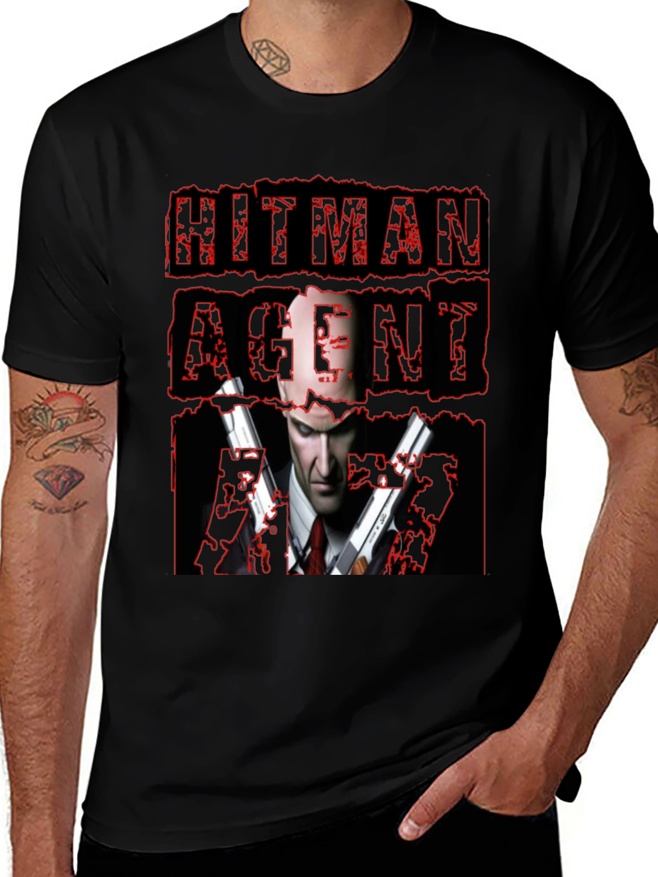Hitman Agent 47 T-Shirt - Classic Game Apparel