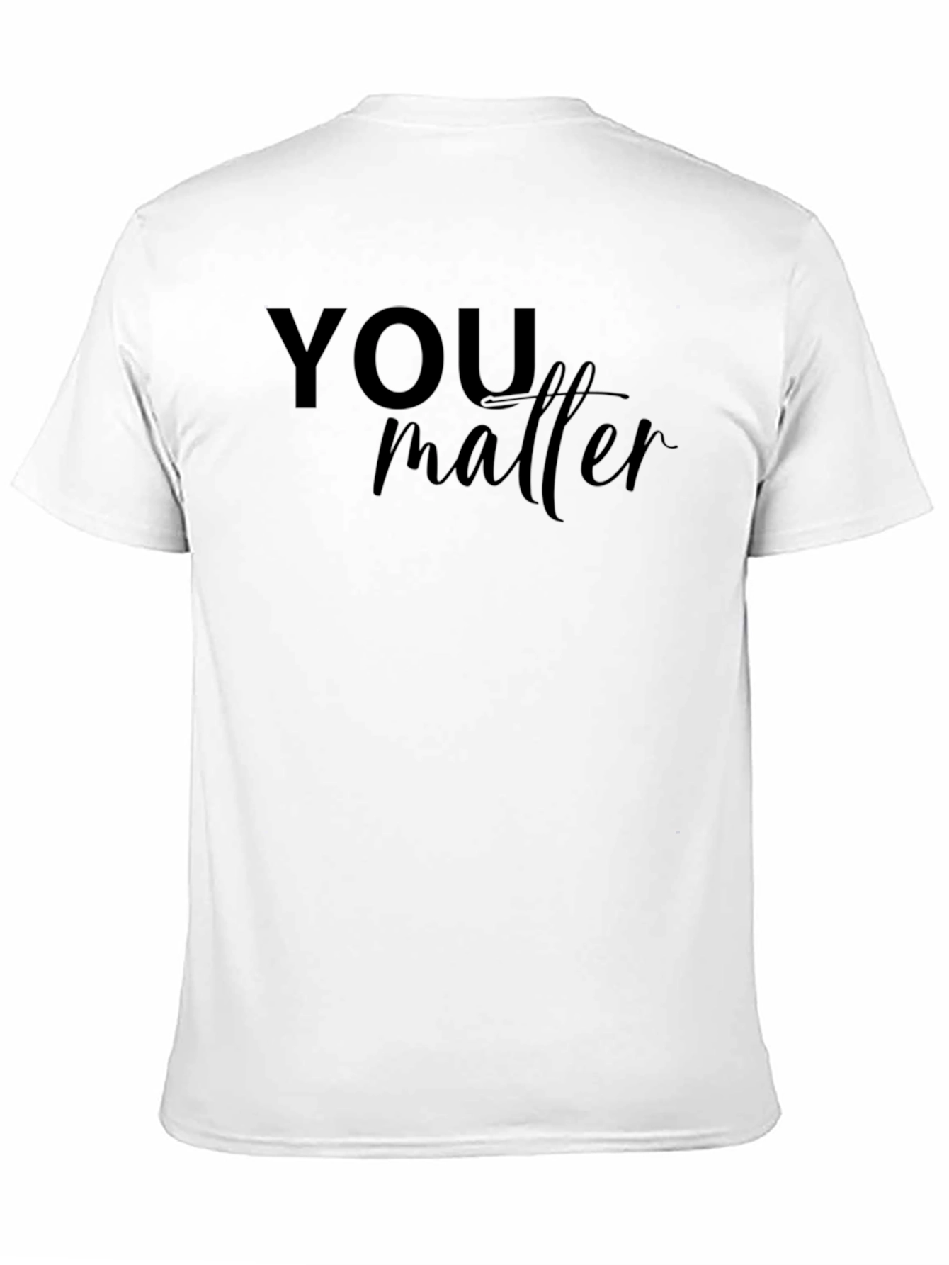 You Matter Black Graphic Tee