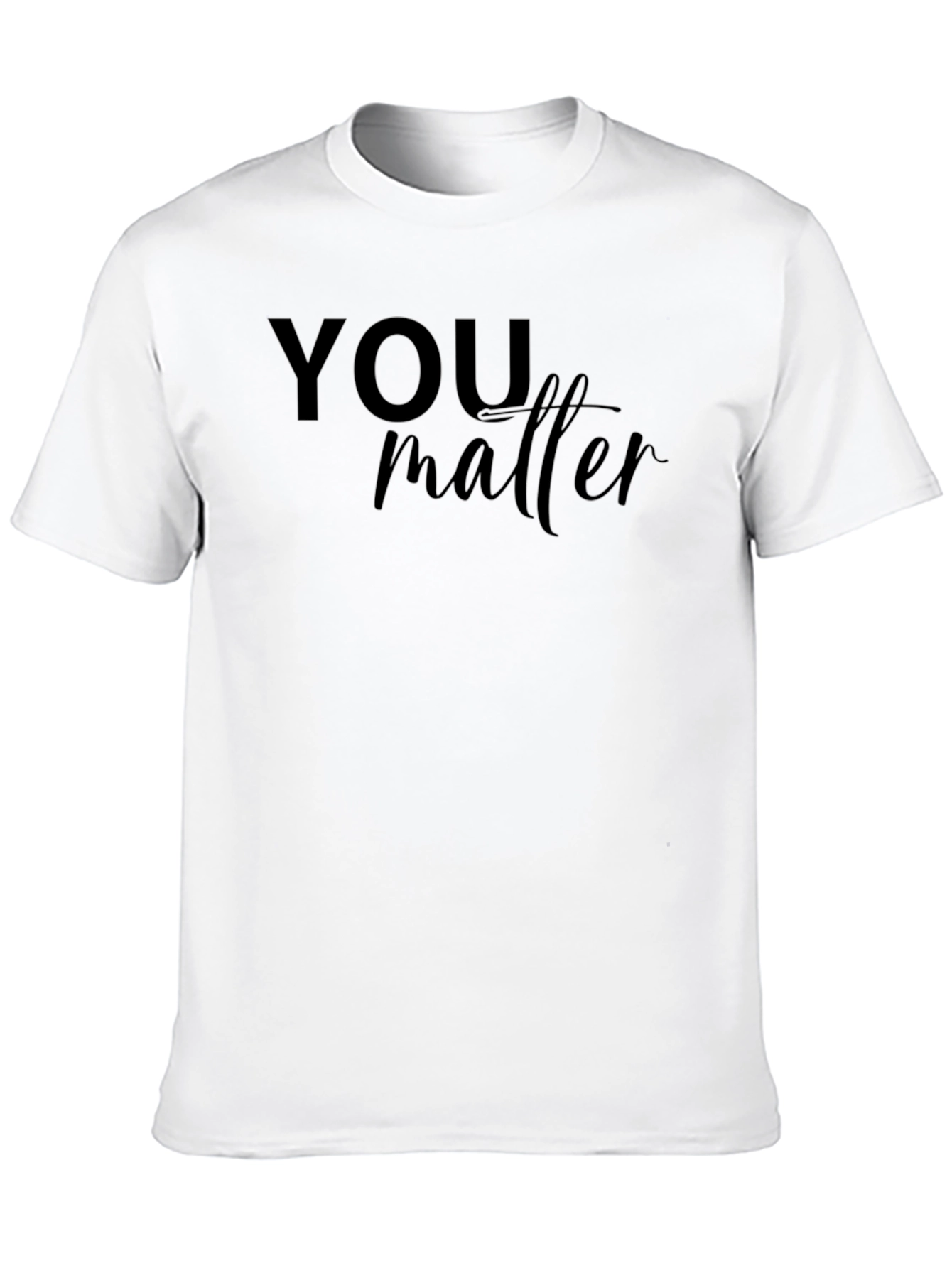 You Matter Black Graphic Tee