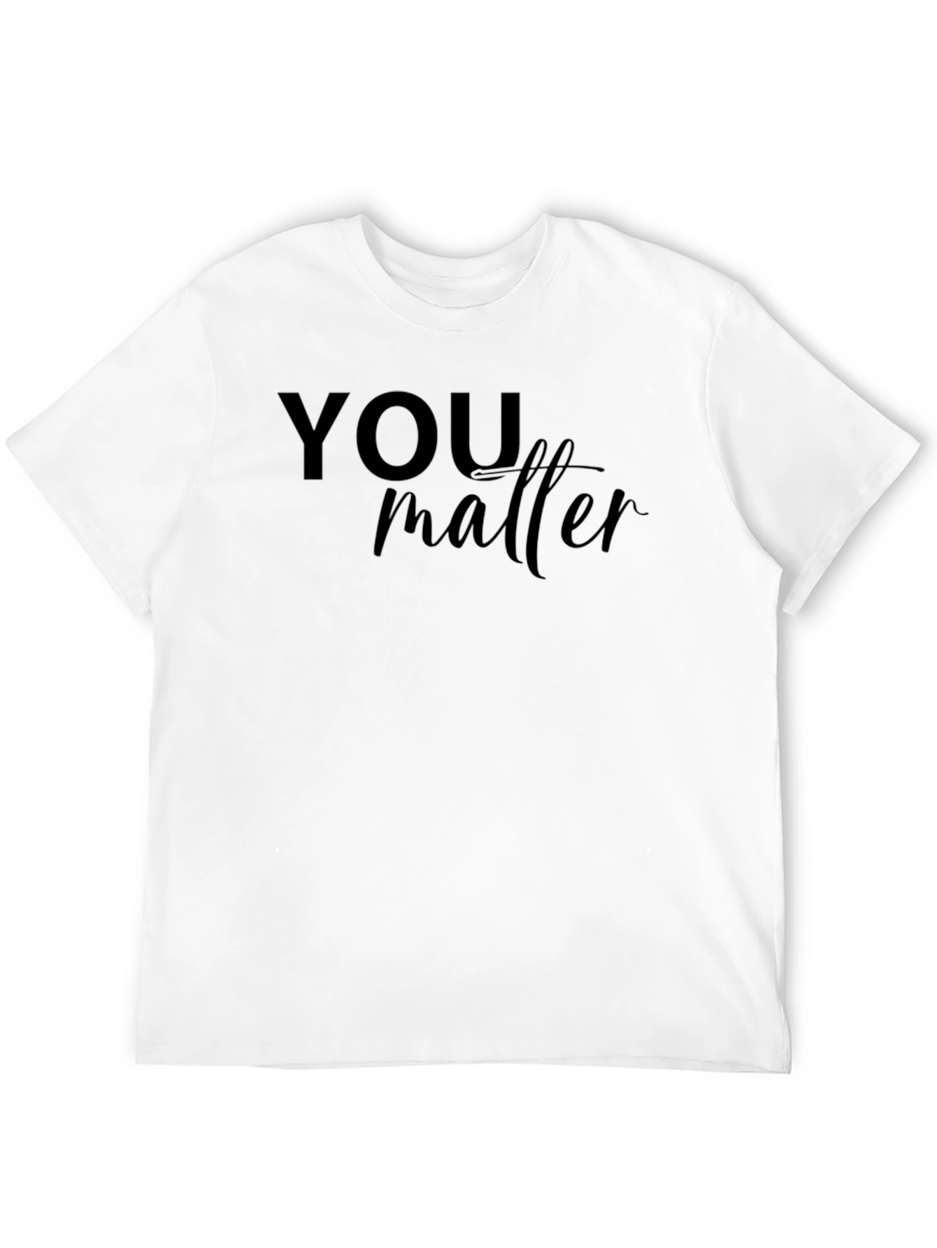 You Matter Black Graphic Tee
