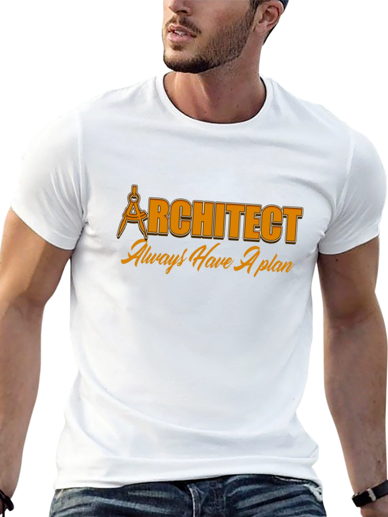 Architect Always Have A Plan Black T-Shirt