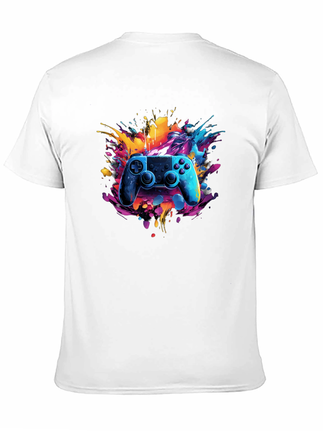 Vibrant Gamer T-Shirt - Joystick Design