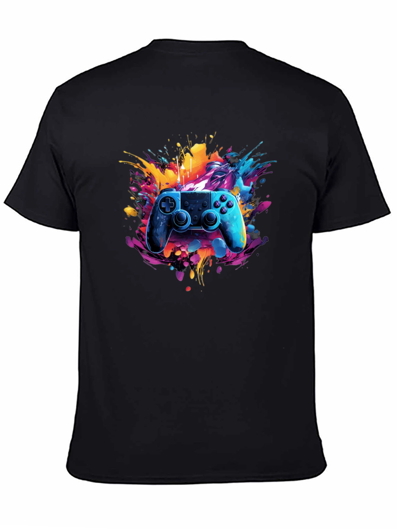 Vibrant Gamer T-Shirt - Joystick Design