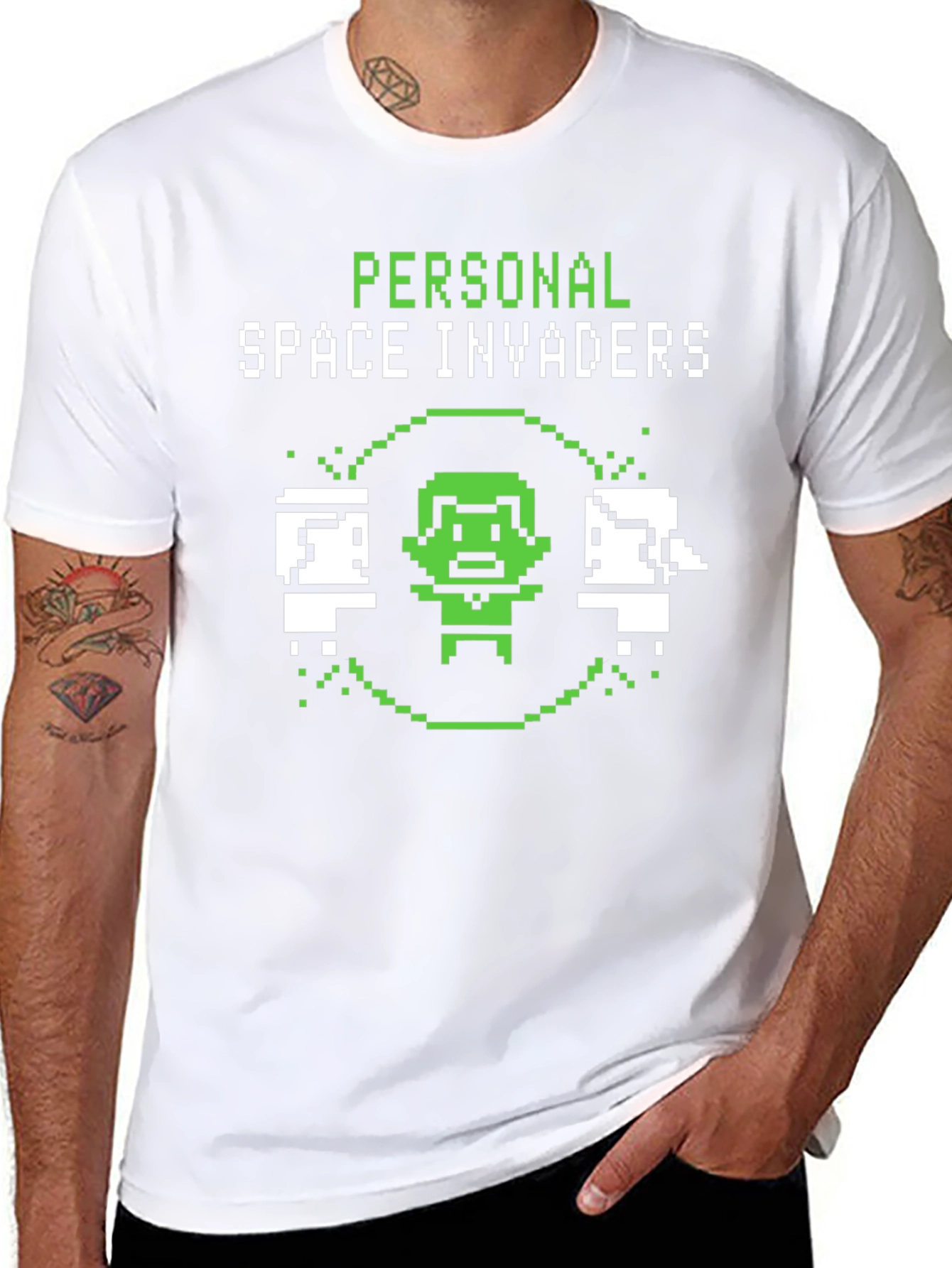 Personal Space Invaders Graphic Tee