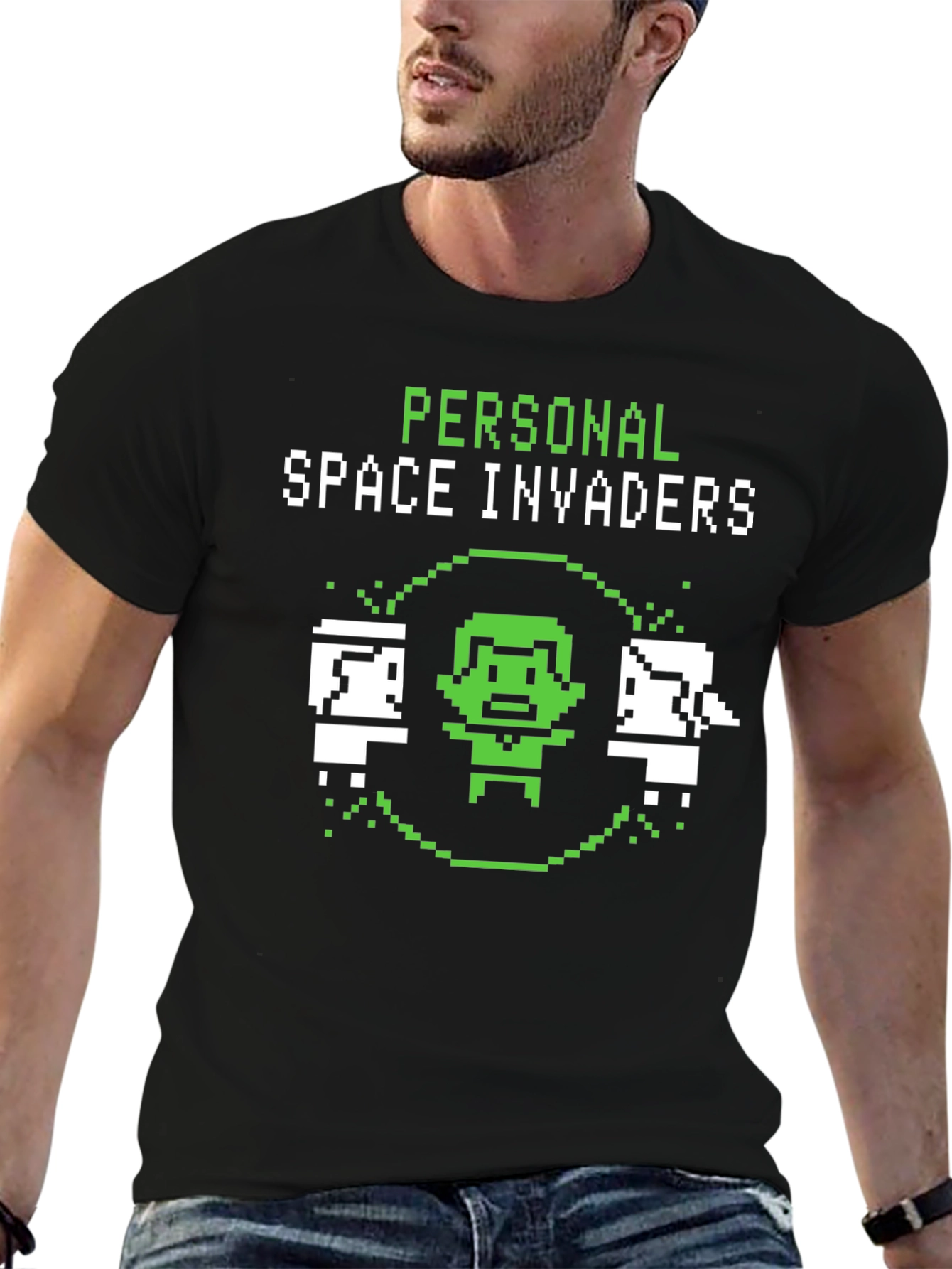 Personal Space Invaders Graphic Tee