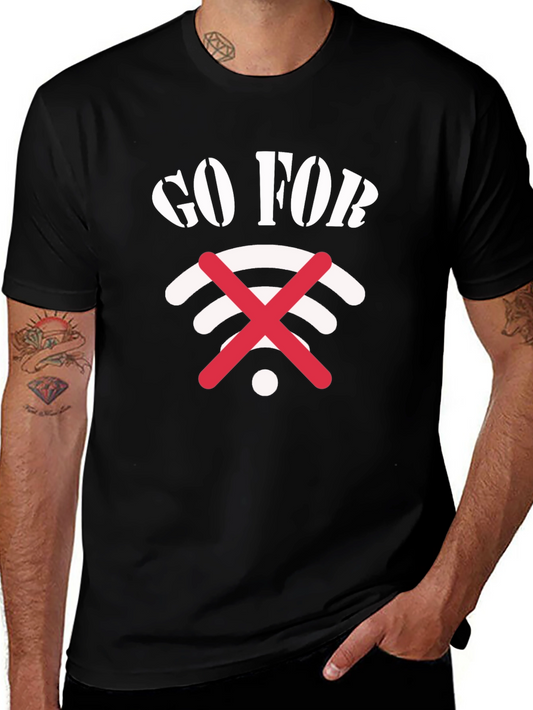 Go For It! Wi-Fi Graphic Tee - Black
