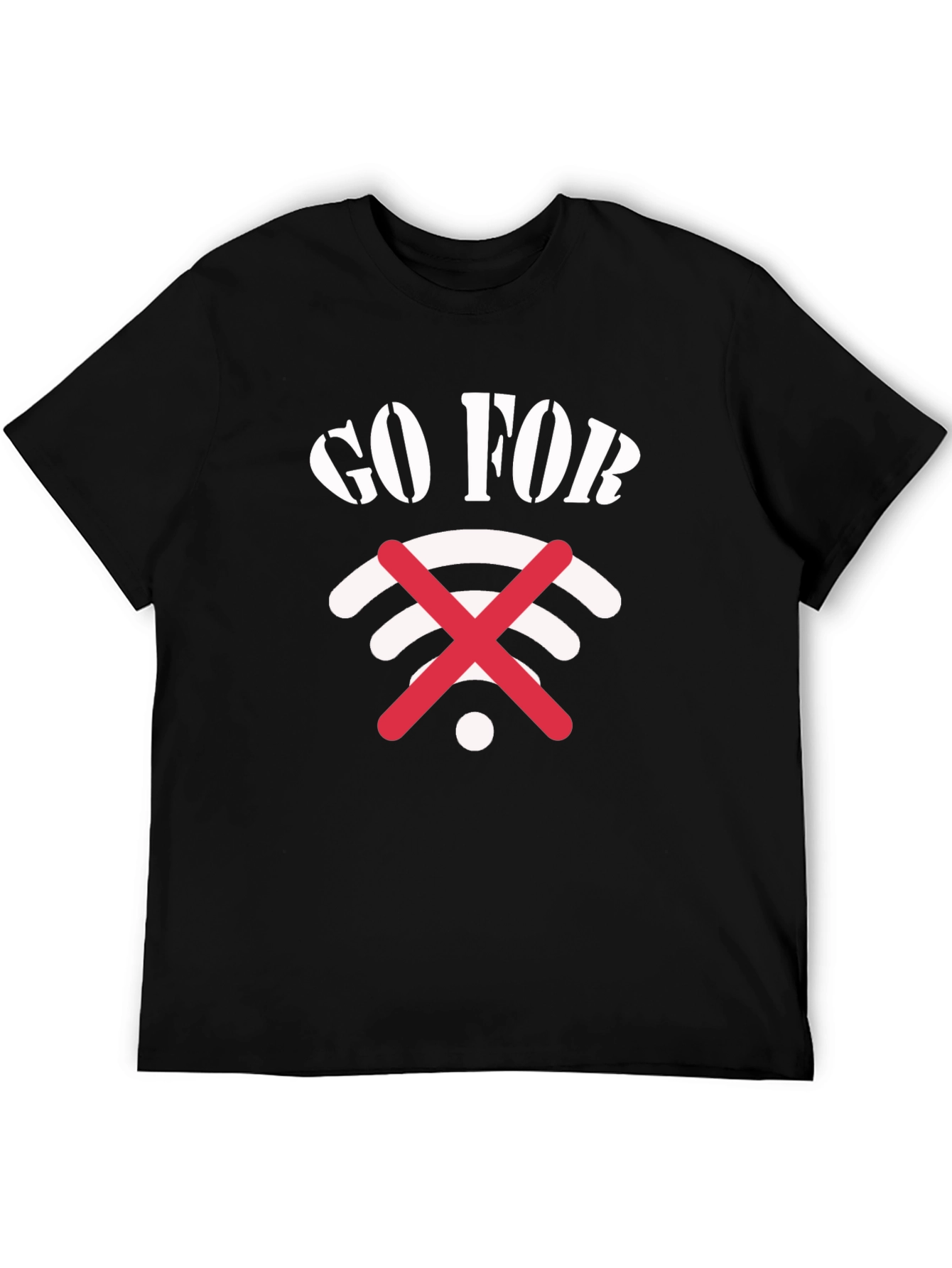Go For It! Wi-Fi Graphic Tee - Black