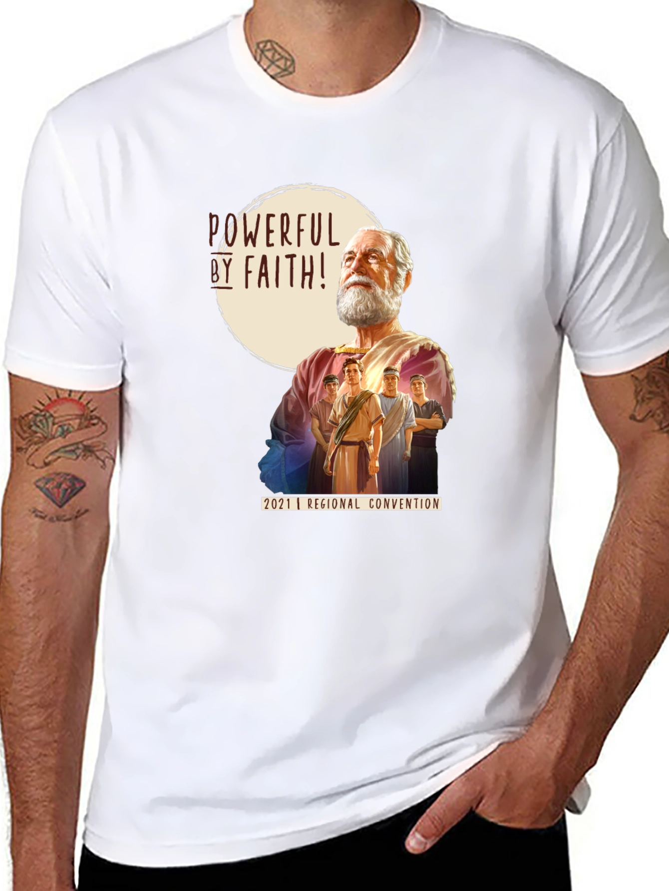 Powerful By Faith 2021 Regional Convention T-Shirt