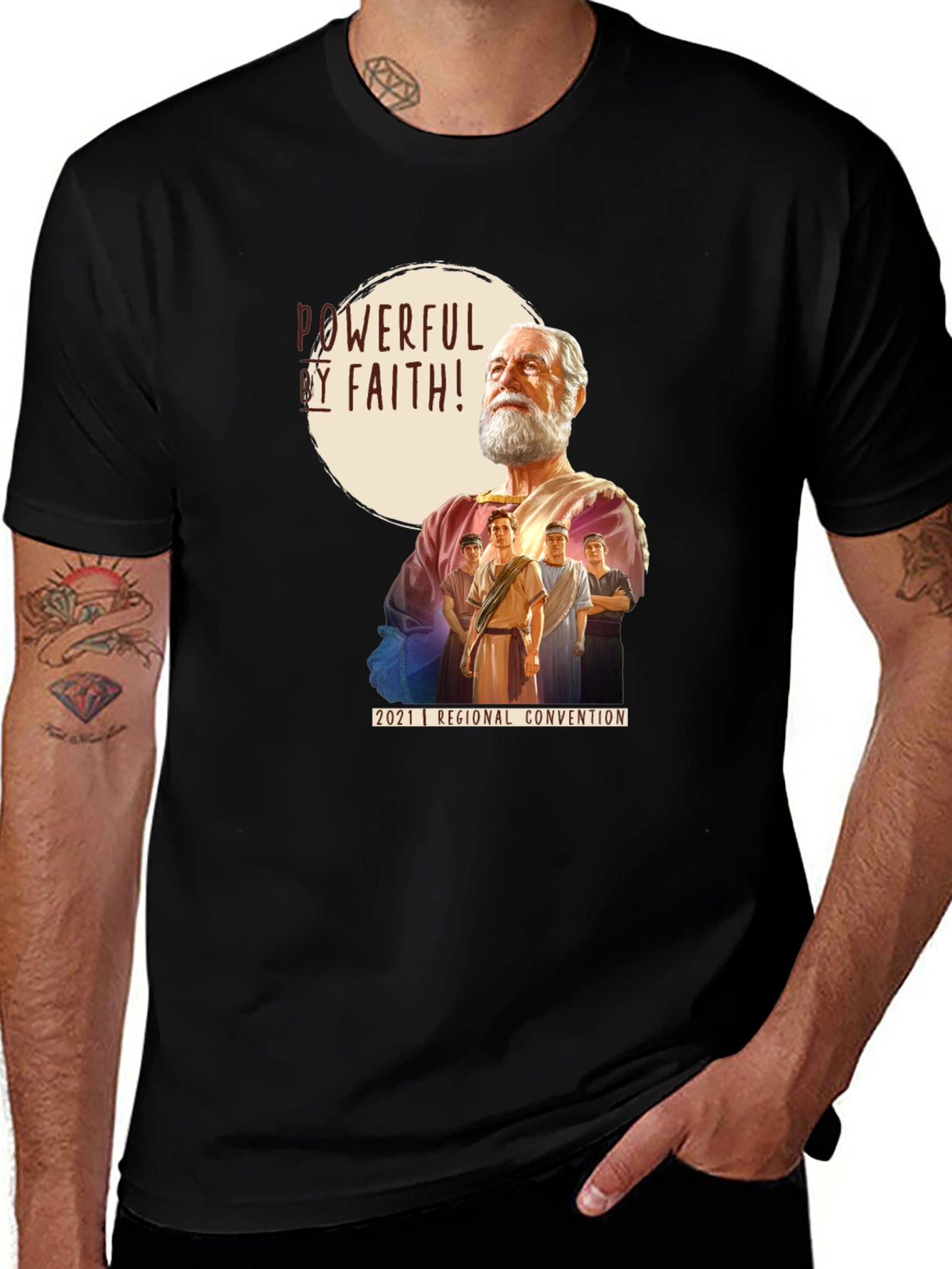 Powerful By Faith 2021 Regional Convention T-Shirt