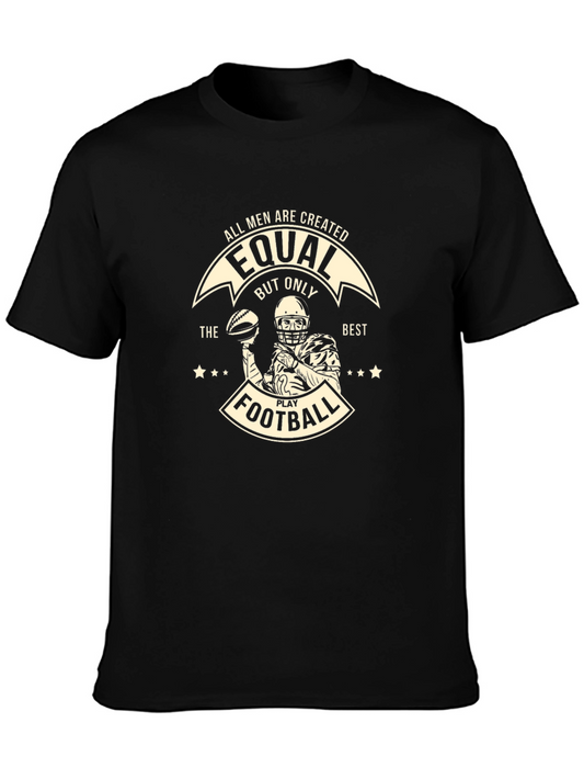 Equal Football Player Graphic T-Shirt