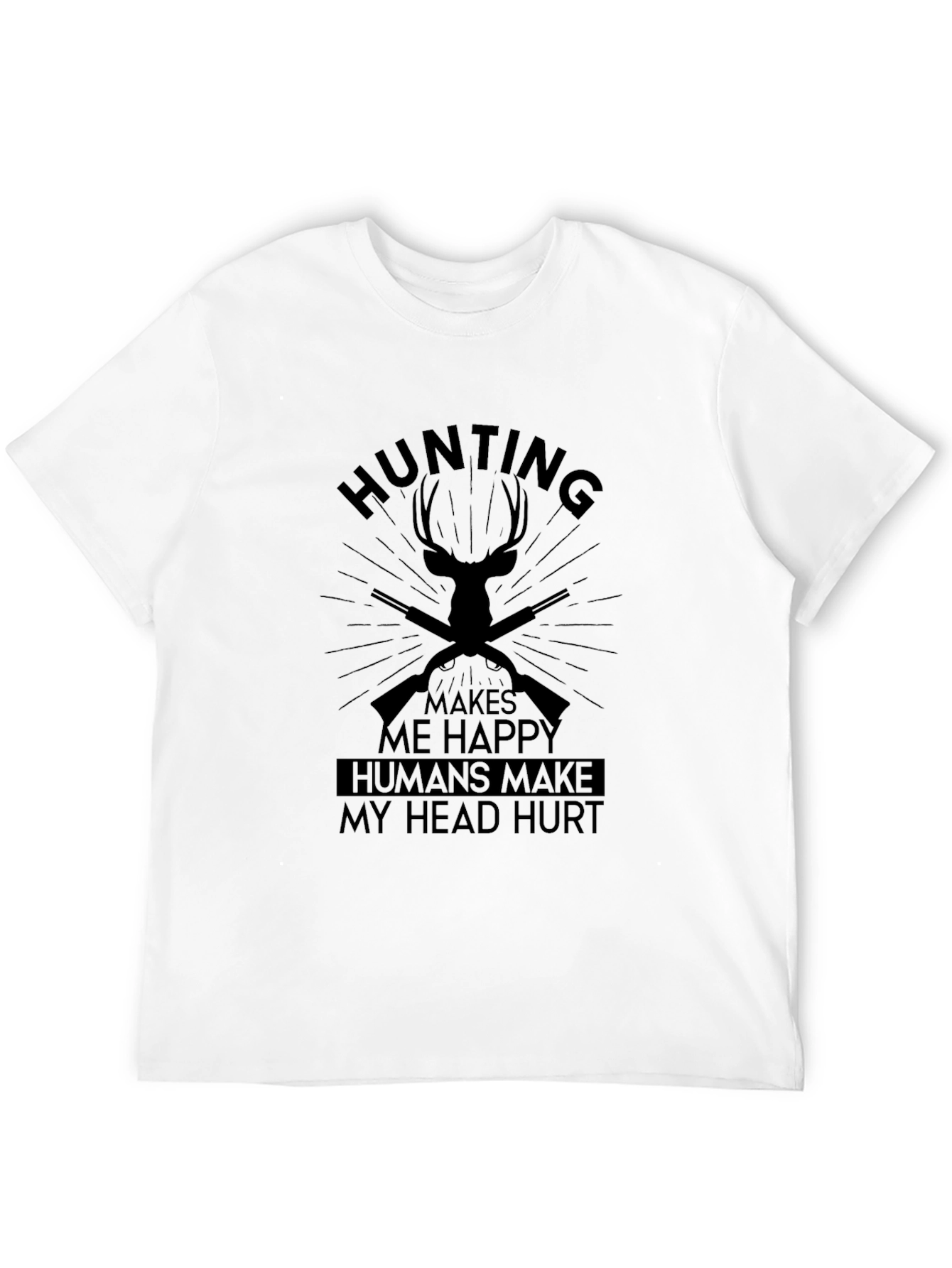 Hunting Makes Me Happy Graphic Tee