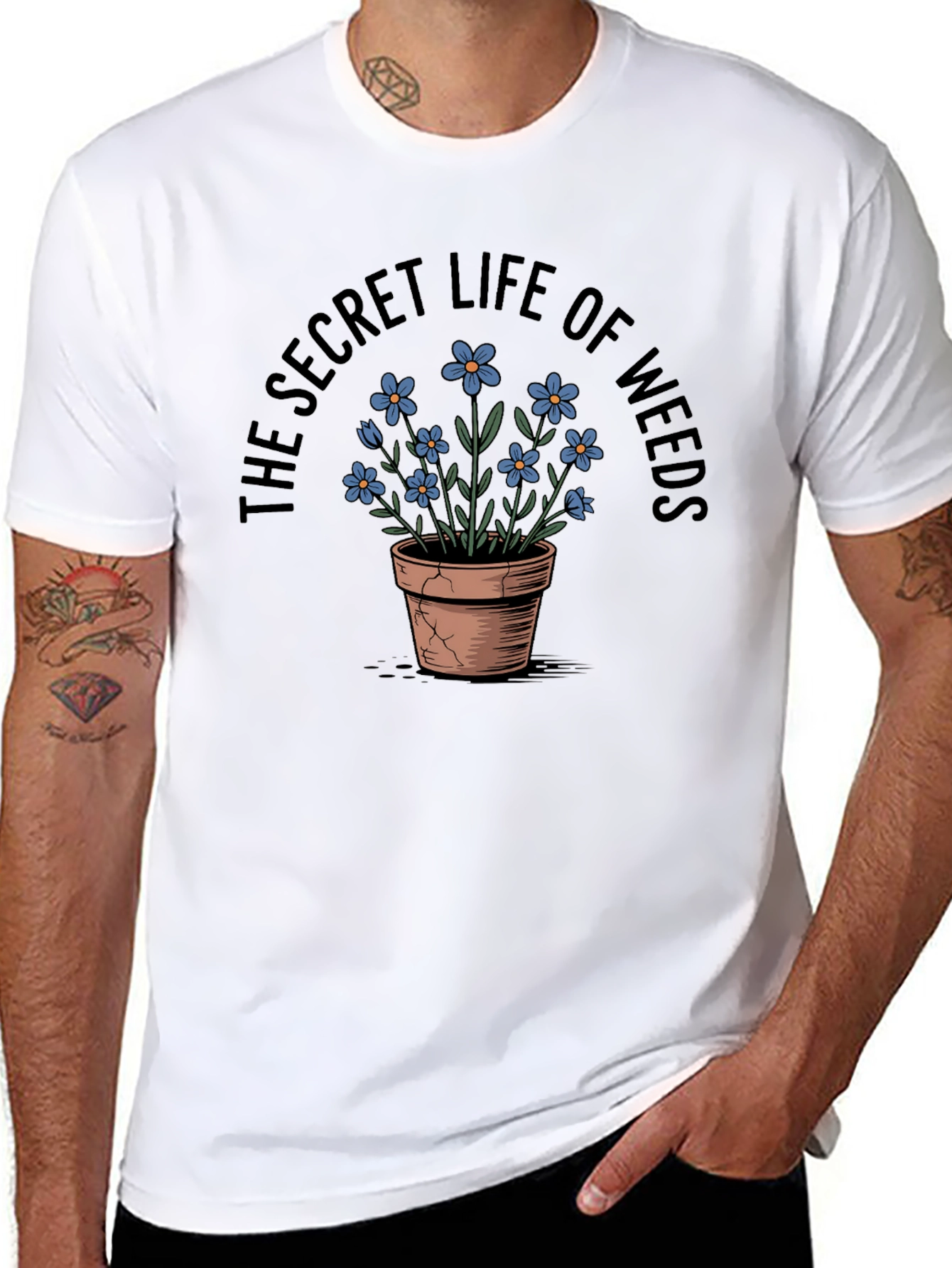 Secret Life of Weeds Graphic T-Shirt