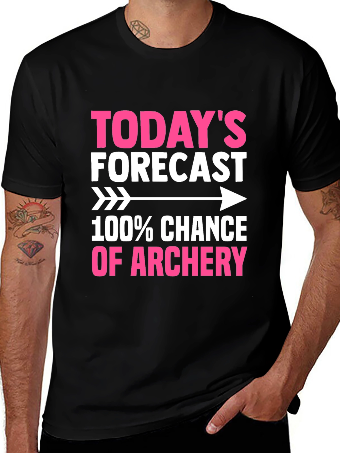 Archery Forecast T-Shirt: 100% Chance