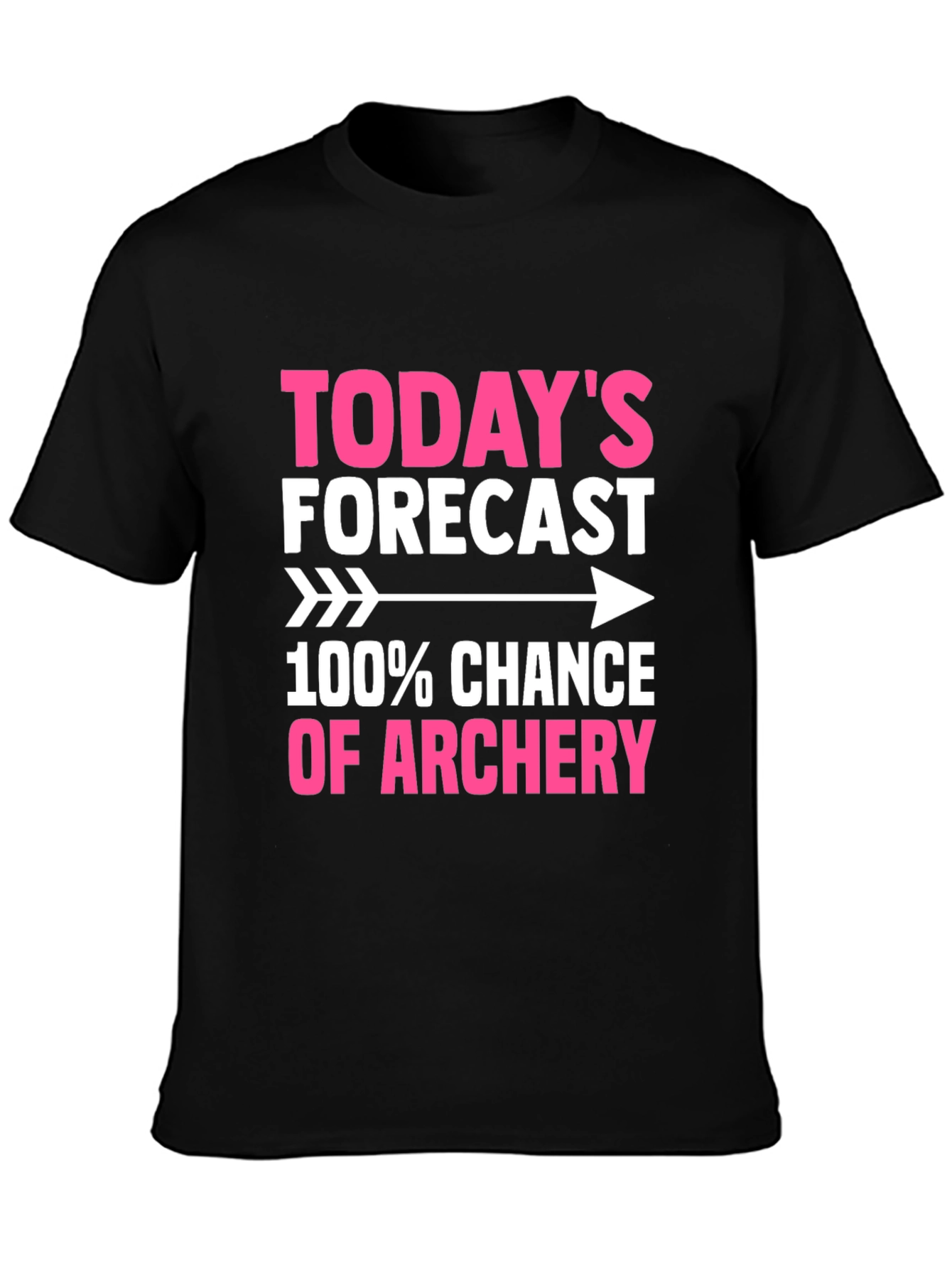 Archery Forecast T-Shirt: 100% Chance