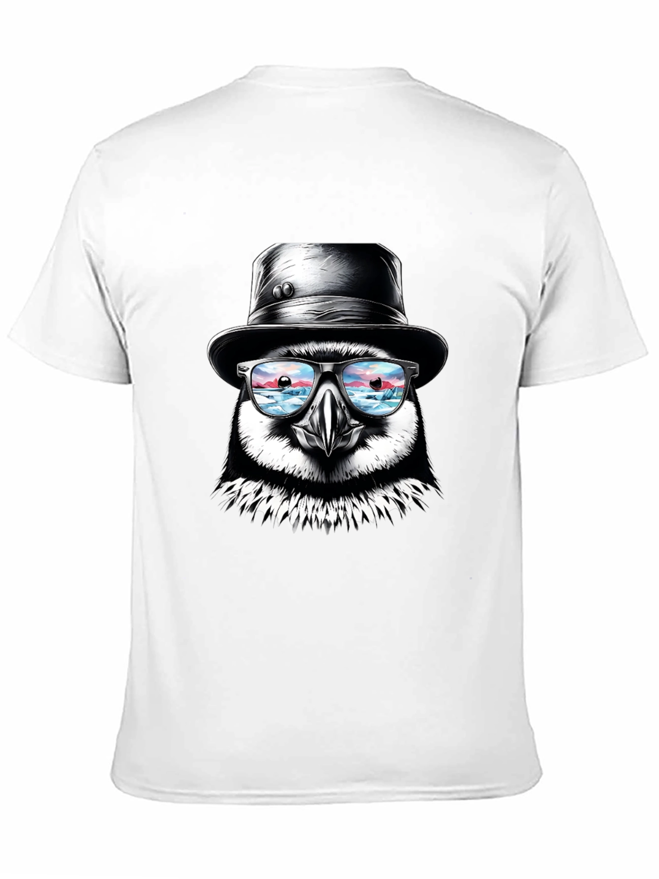 Puffin with Hat and Glasses T-Shirt