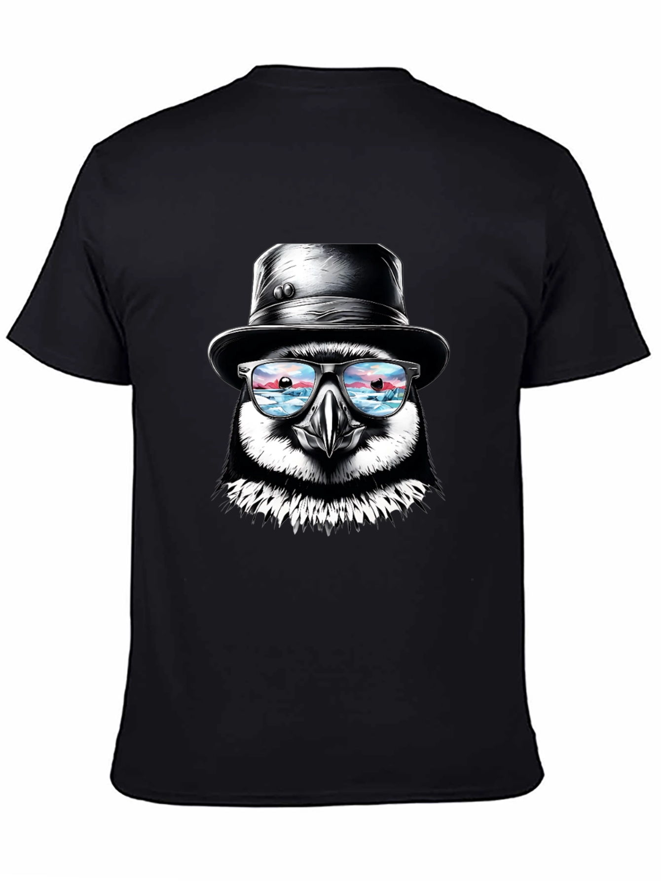 Puffin with Hat and Glasses T-Shirt