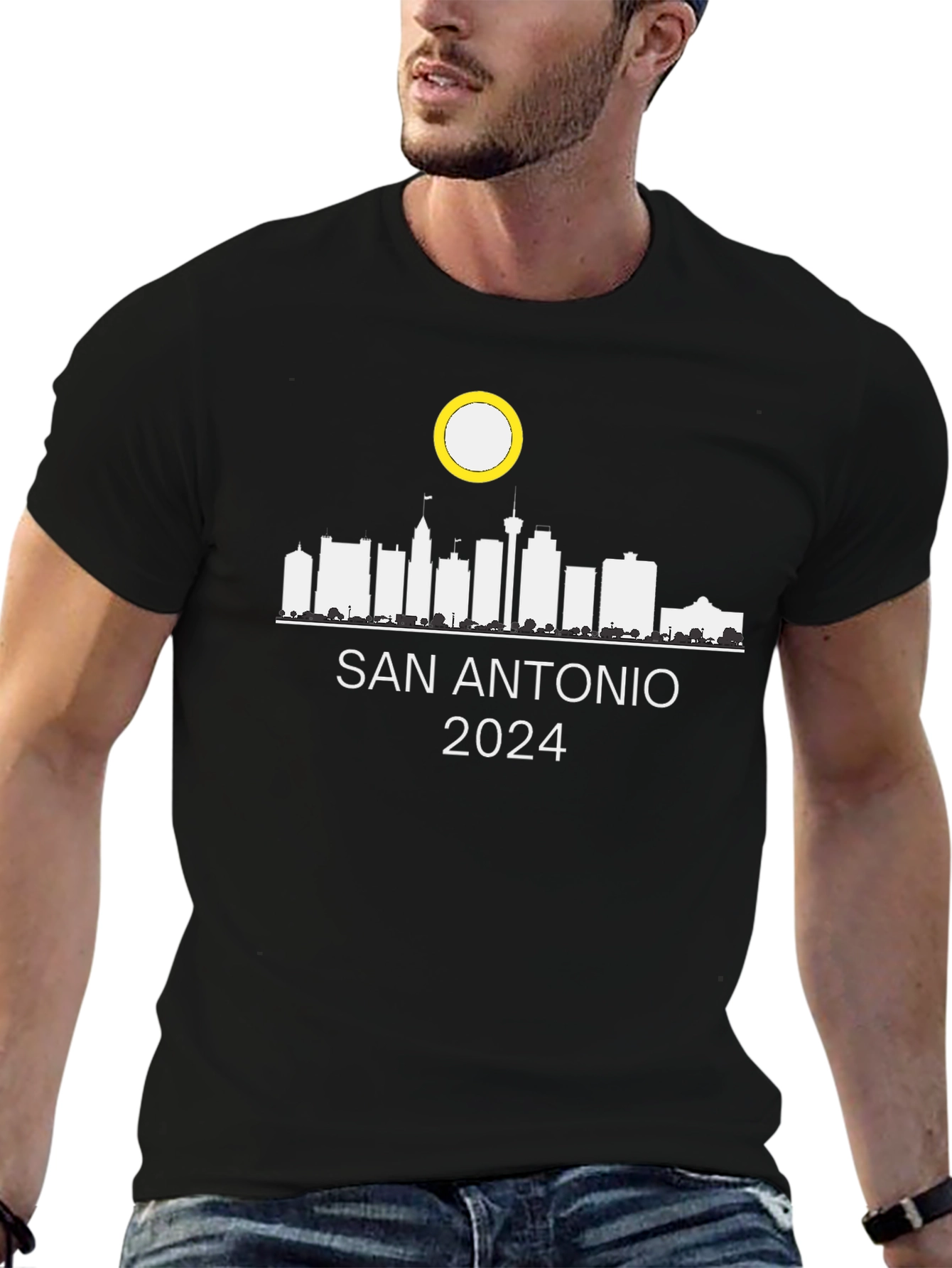 San Antonio 2024 Skyline Graphic T-Shirt