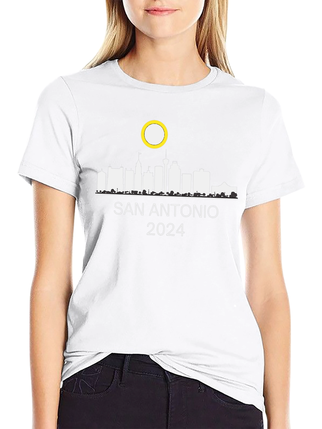 San Antonio 2024 Skyline Graphic T-Shirt