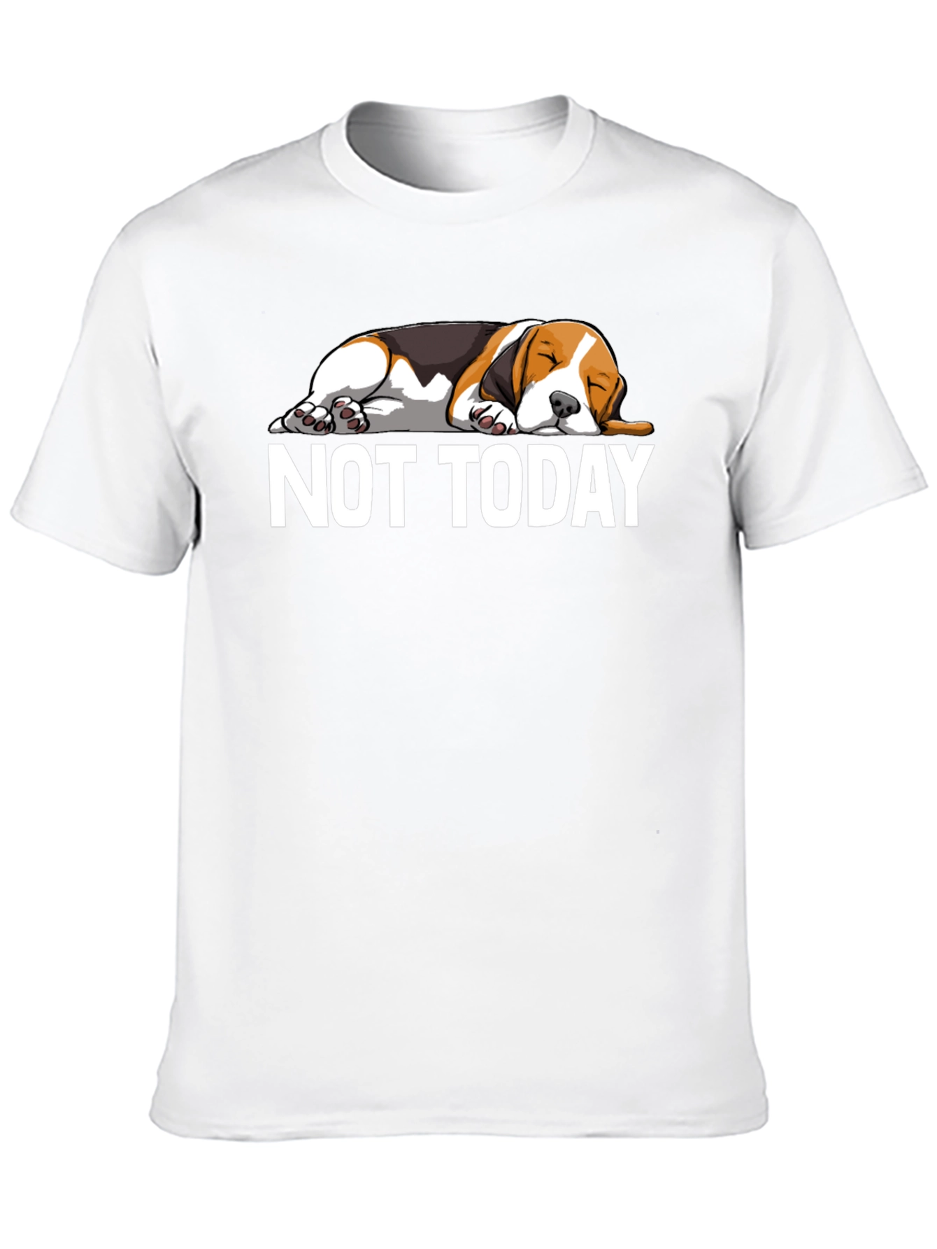 Not Today Lazy Dog Graphic T-Shirt