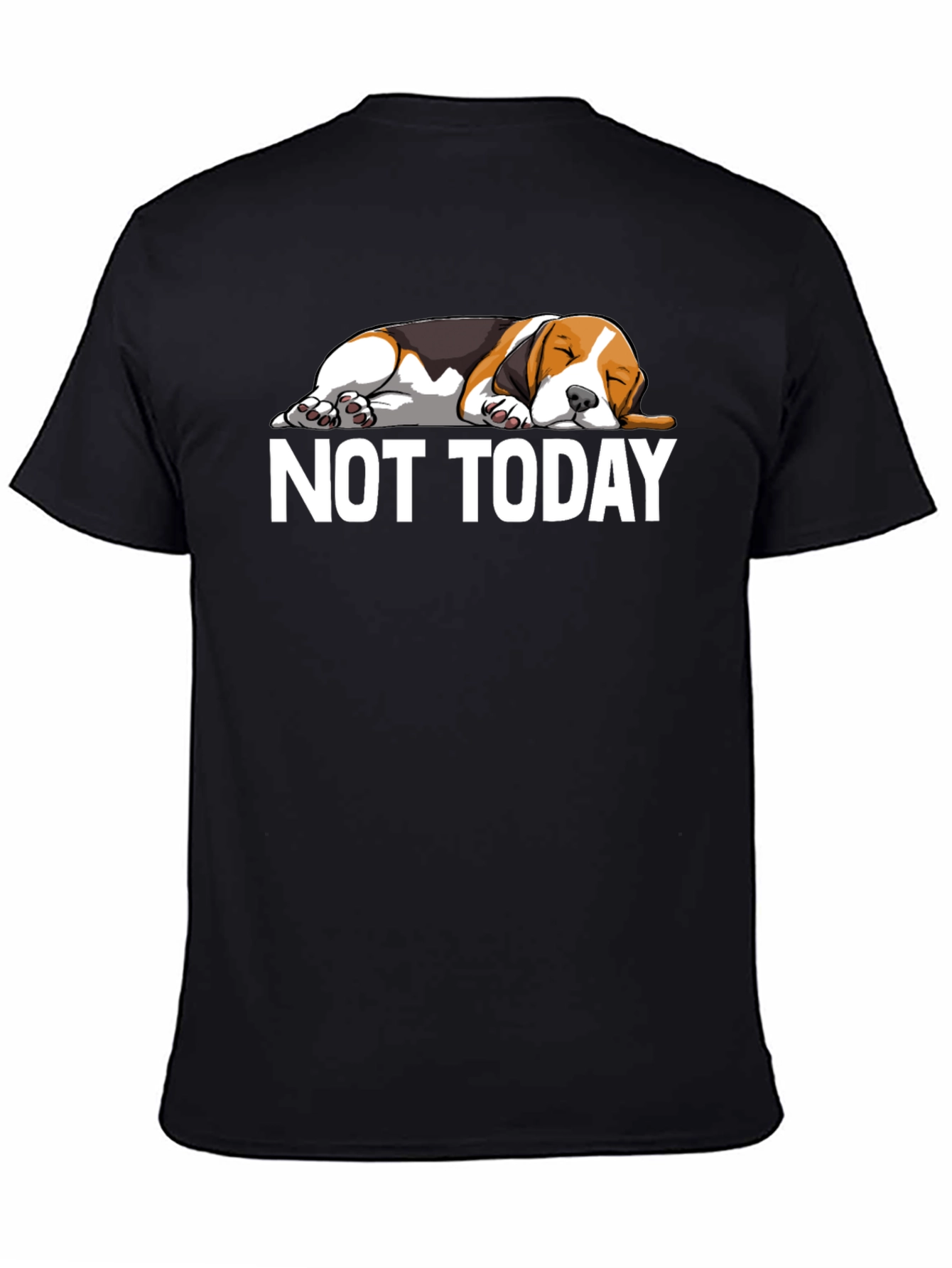 Not Today Lazy Dog Graphic T-Shirt