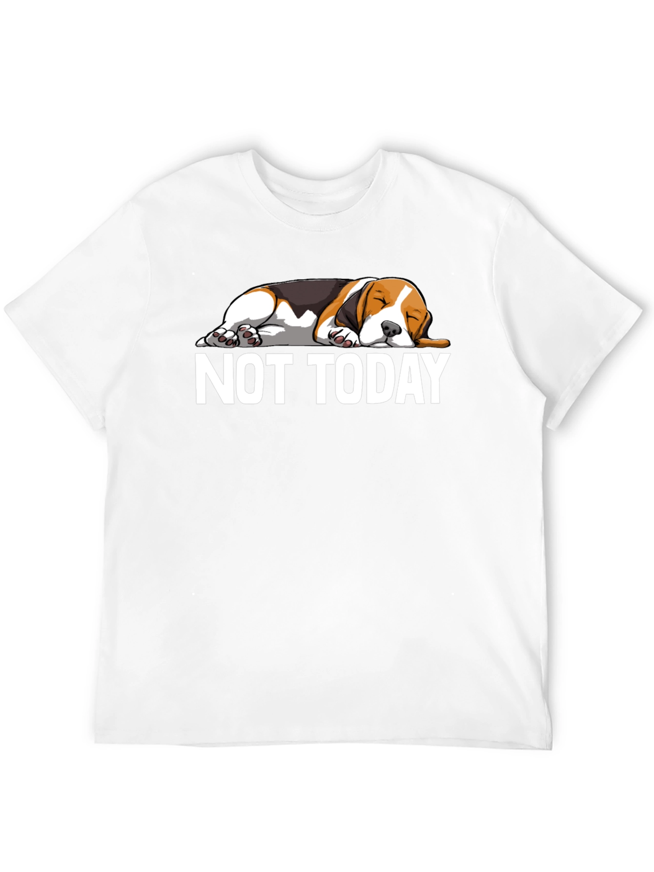 Not Today Lazy Dog Graphic T-Shirt