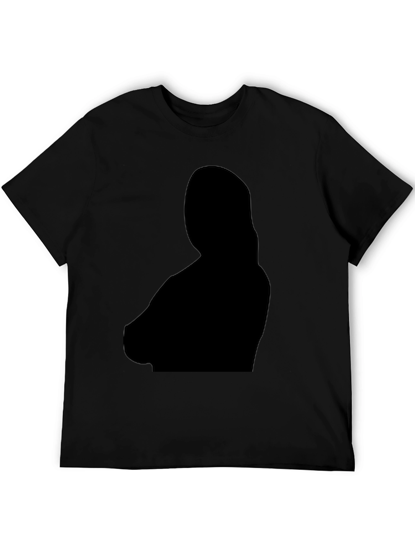 Stylish Black Silhouette T-Shirt