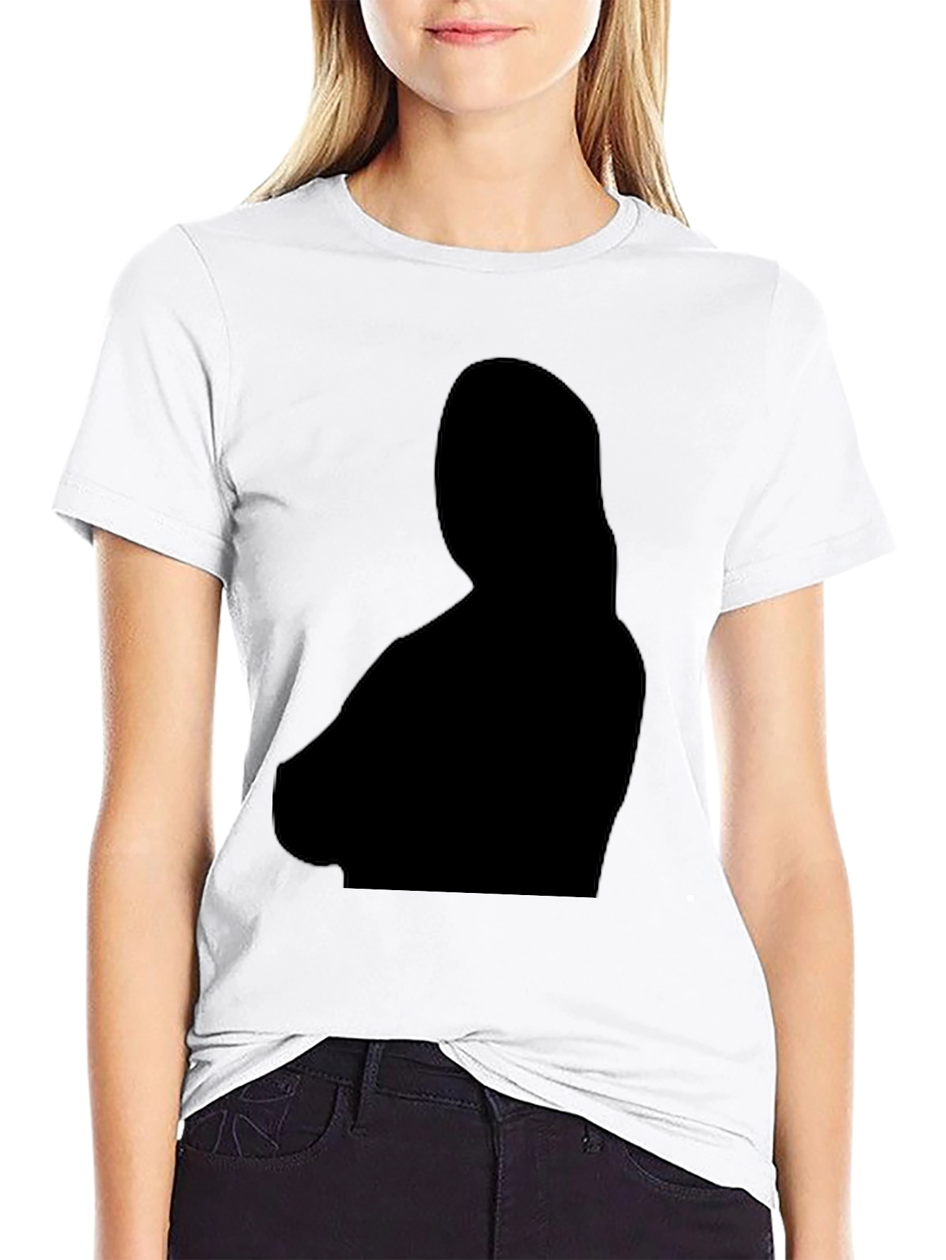 Stylish Black Silhouette T-Shirt