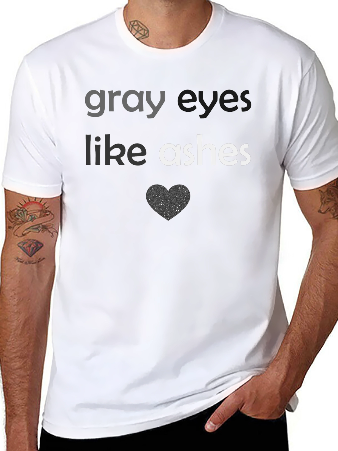 Gray Eyes Like Ashes Graphic Tee