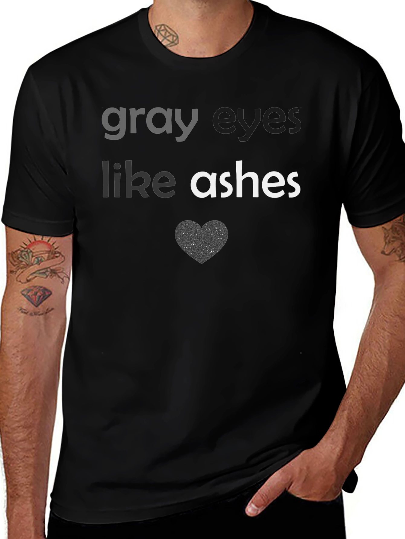 Gray Eyes Like Ashes Graphic Tee