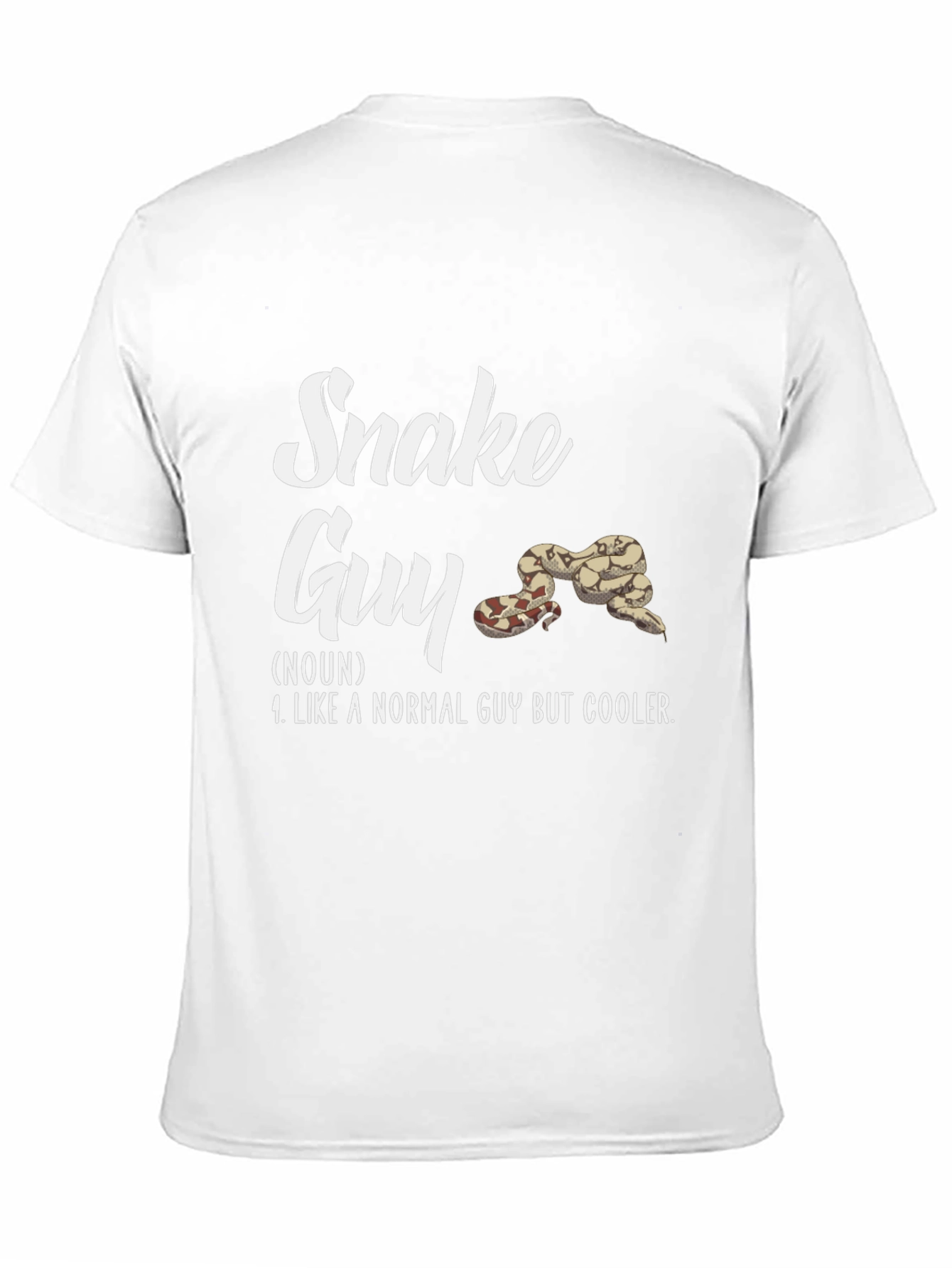 Snake Guy T-Shirt - Novelty Graphic Tee