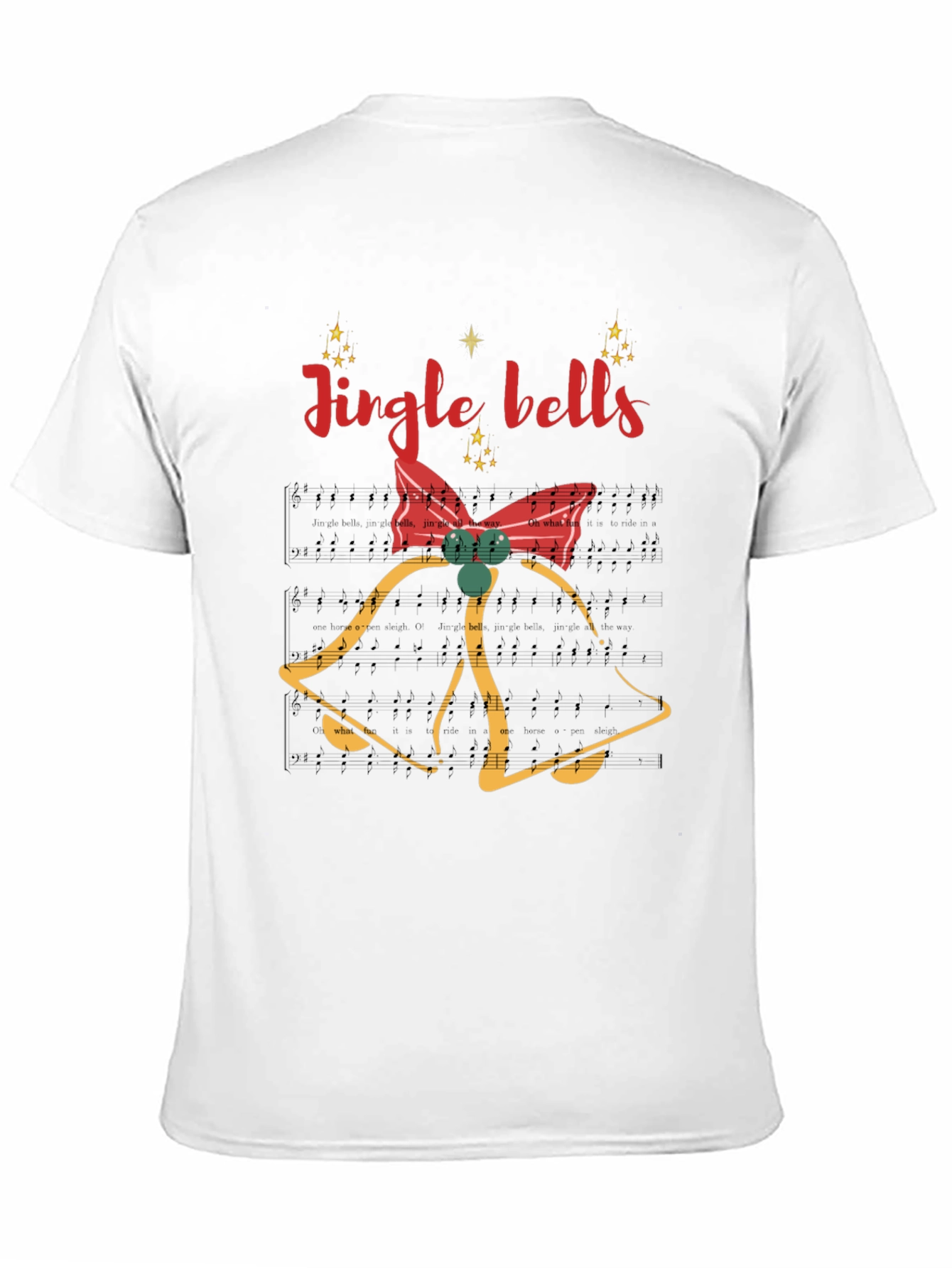Jingle Bells Holiday T-Shirt - Festive Christmas Apparel