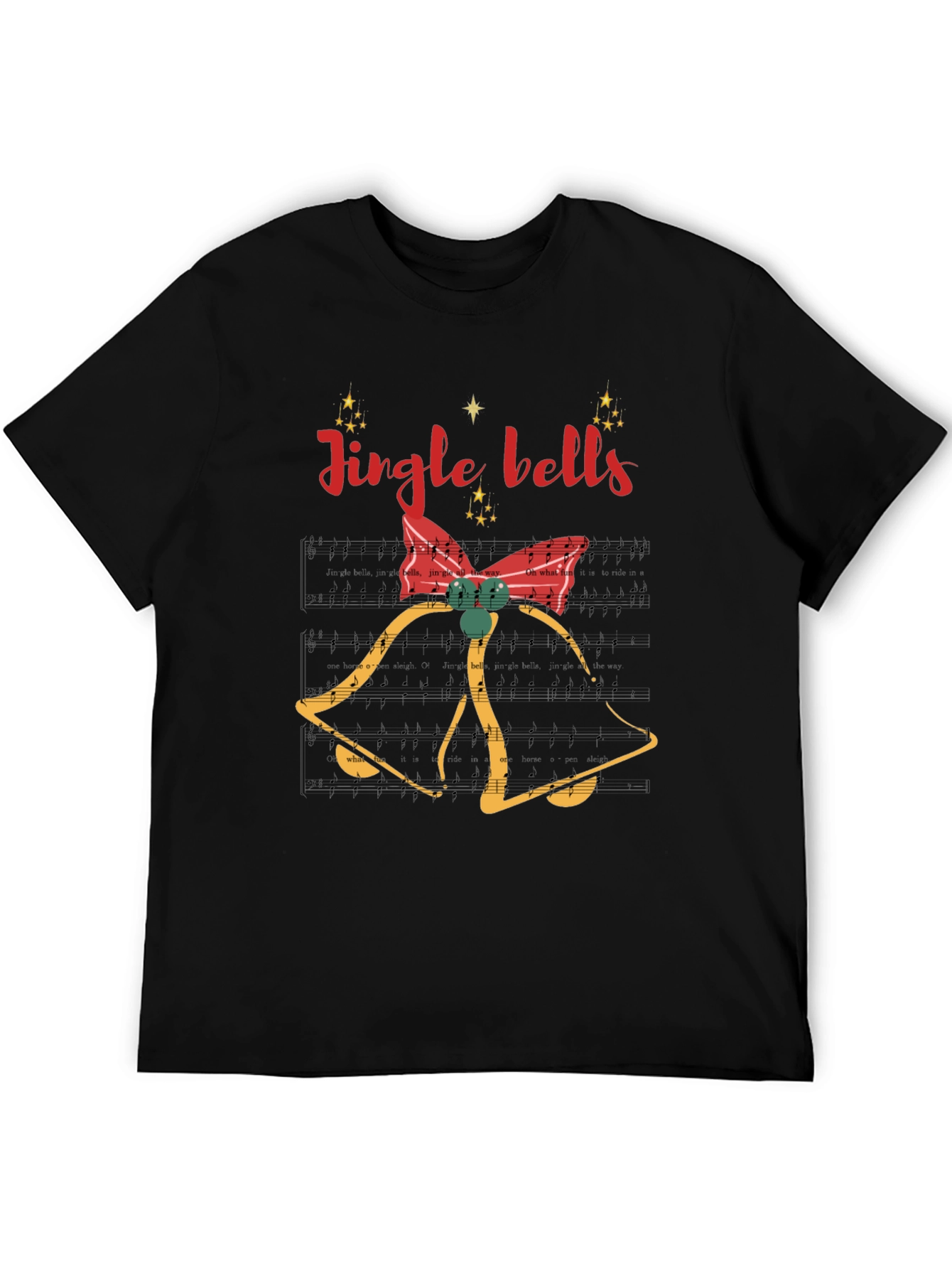 Jingle Bells Holiday T-Shirt - Festive Christmas Apparel