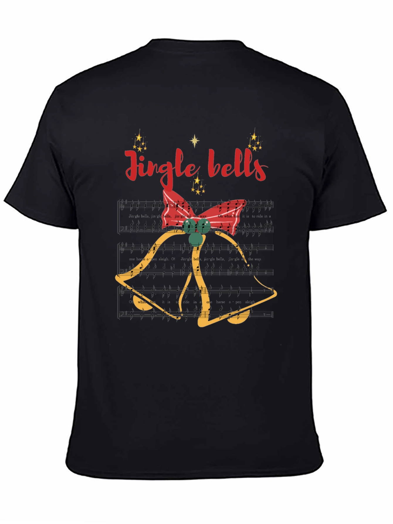 Jingle Bells Holiday T-Shirt - Festive Christmas Apparel