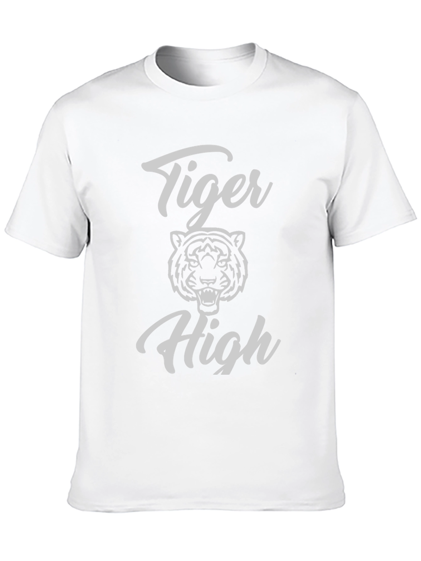 Tiger High T-Shirt - Black Graphic Tee