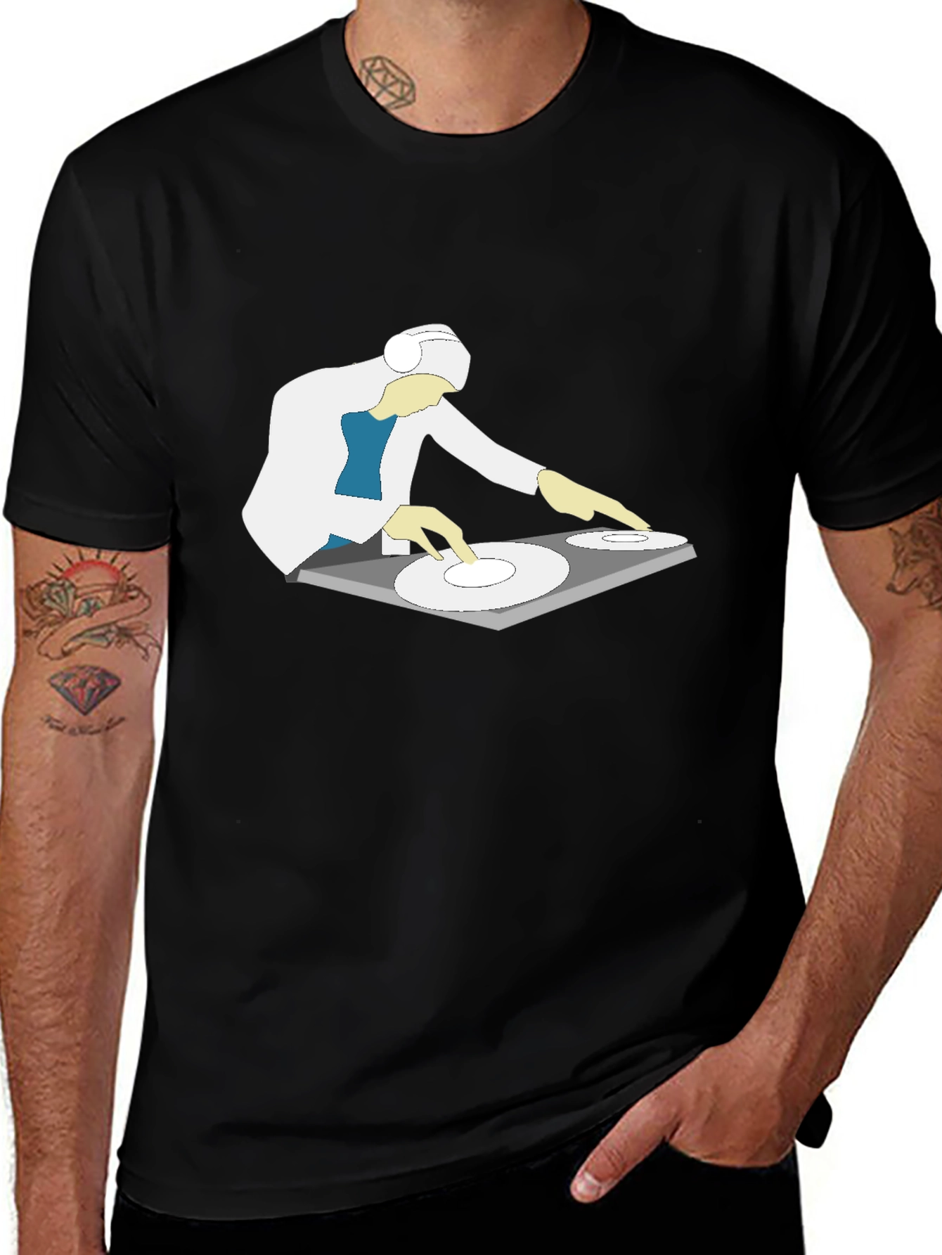 DJ Graphic Tee - Turntable Artist T-Shirt