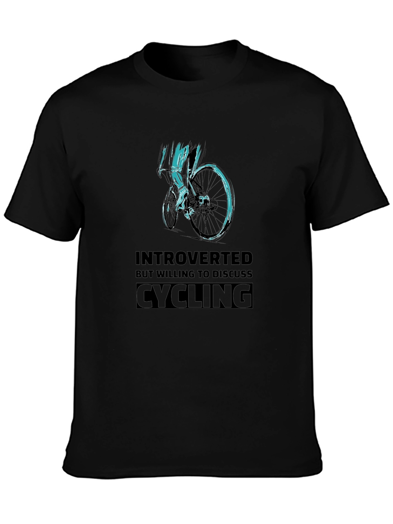 Introverted Cycling Graphic Tee