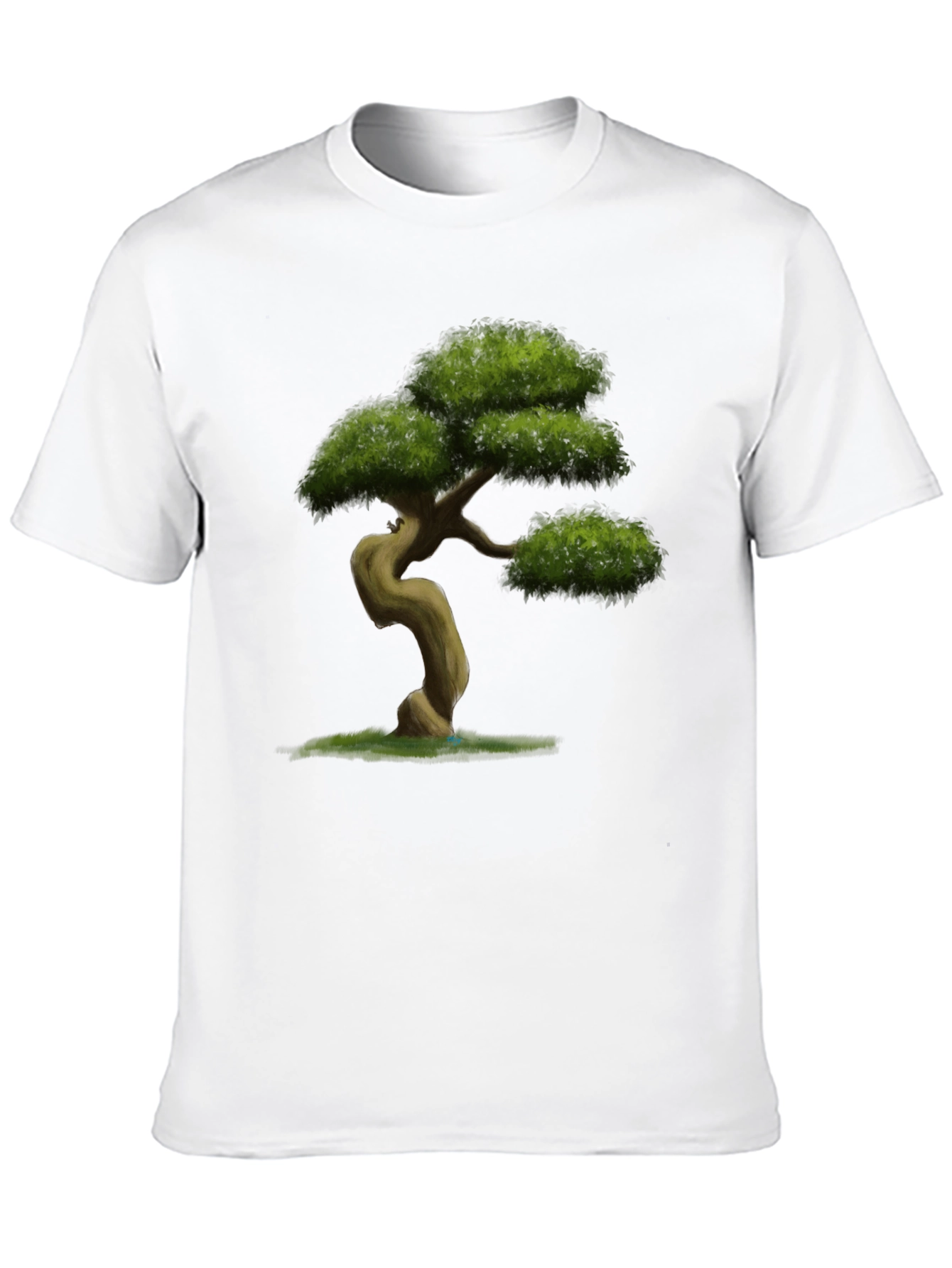 Bonsai Tree Graphic Tee - Nature Inspired Casual Wear