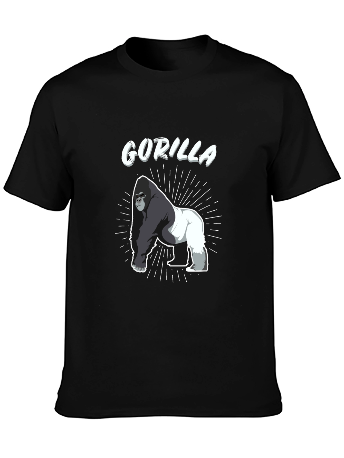 Gorilla Graphic Tee - Mens Black T-Shirt