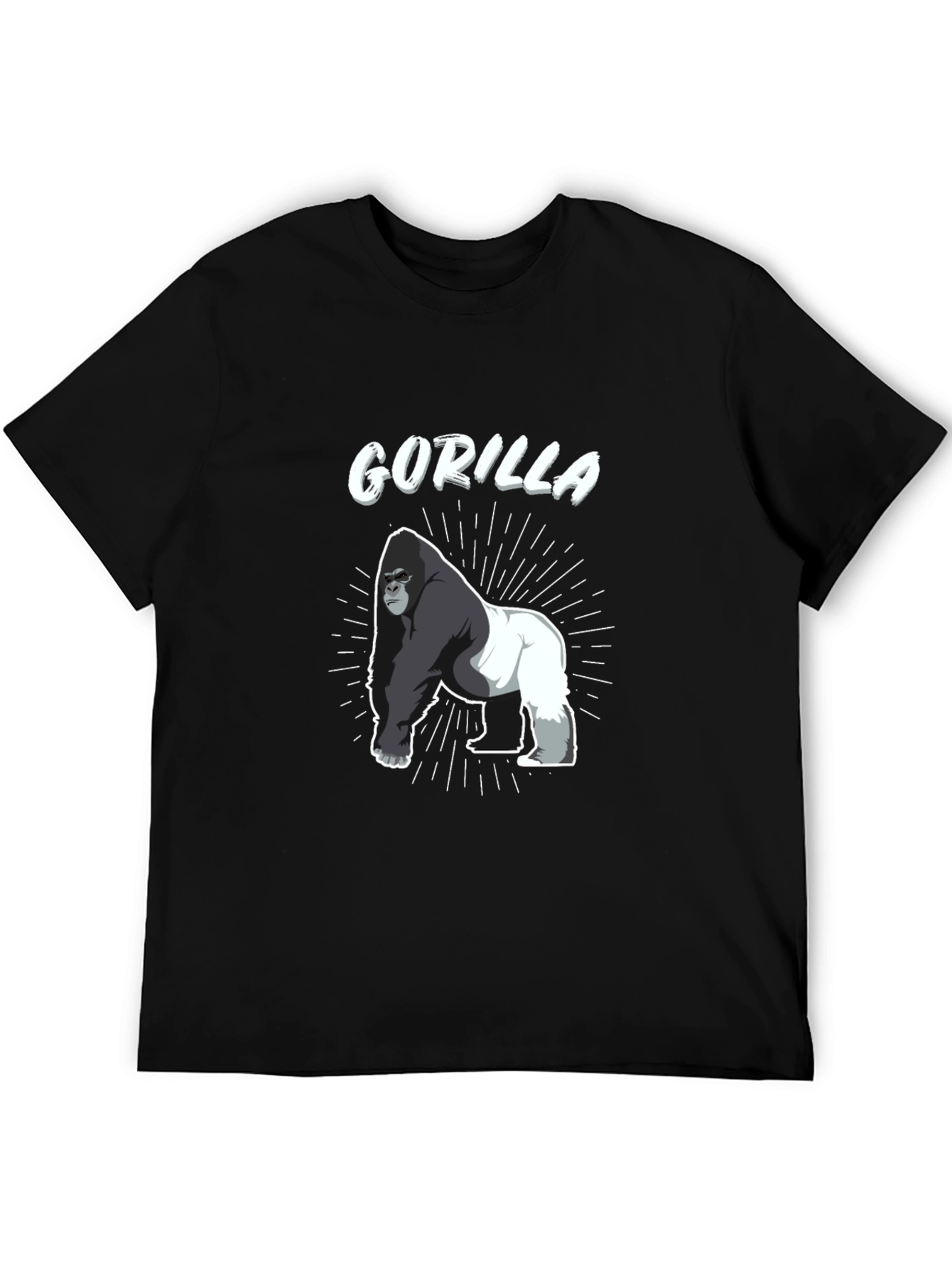 Gorilla Graphic Tee - Mens Black T-Shirt