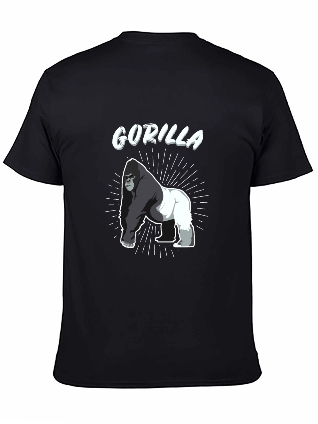 Gorilla Graphic Tee - Mens Black T-Shirt