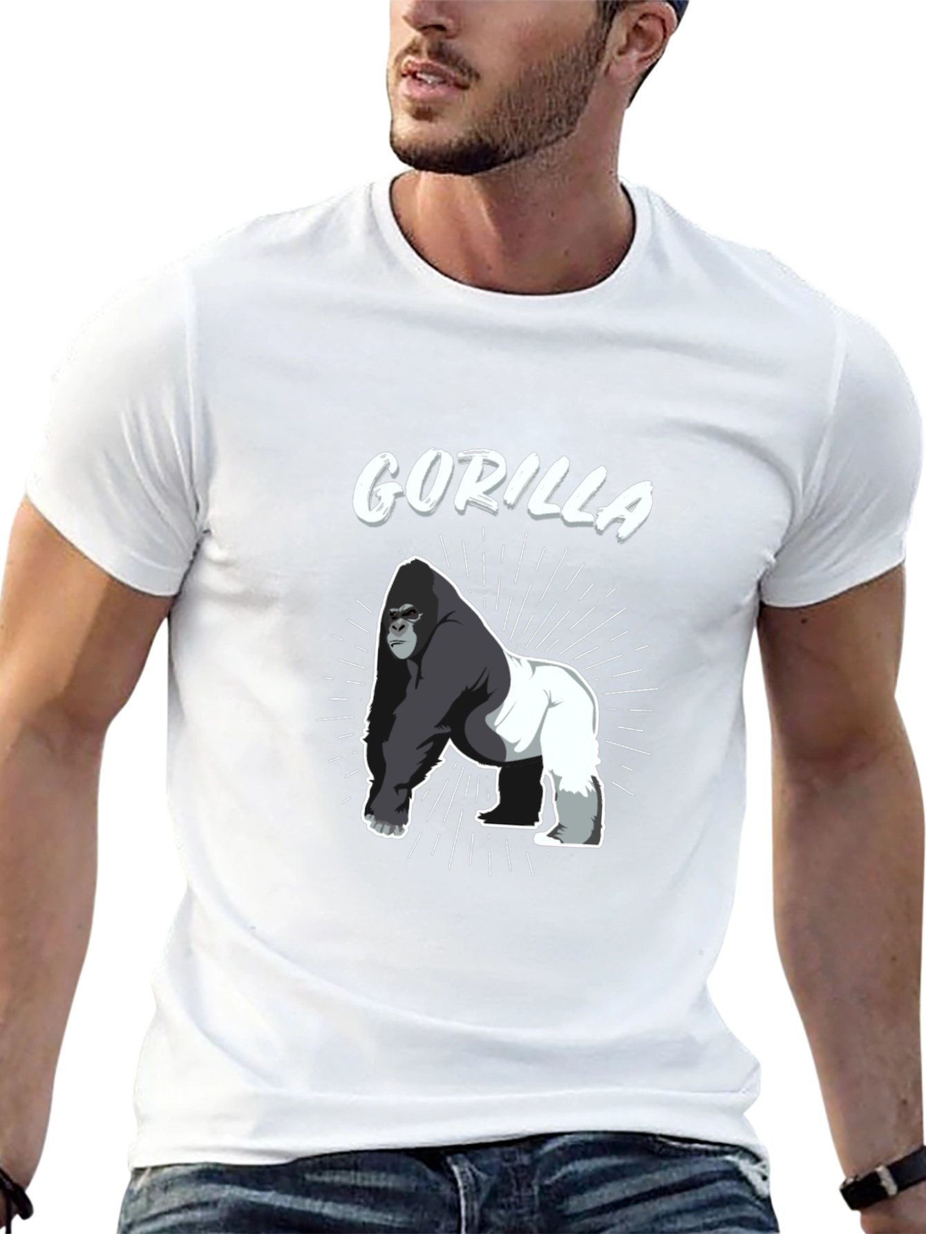 Gorilla Graphic Tee - Mens Black T-Shirt