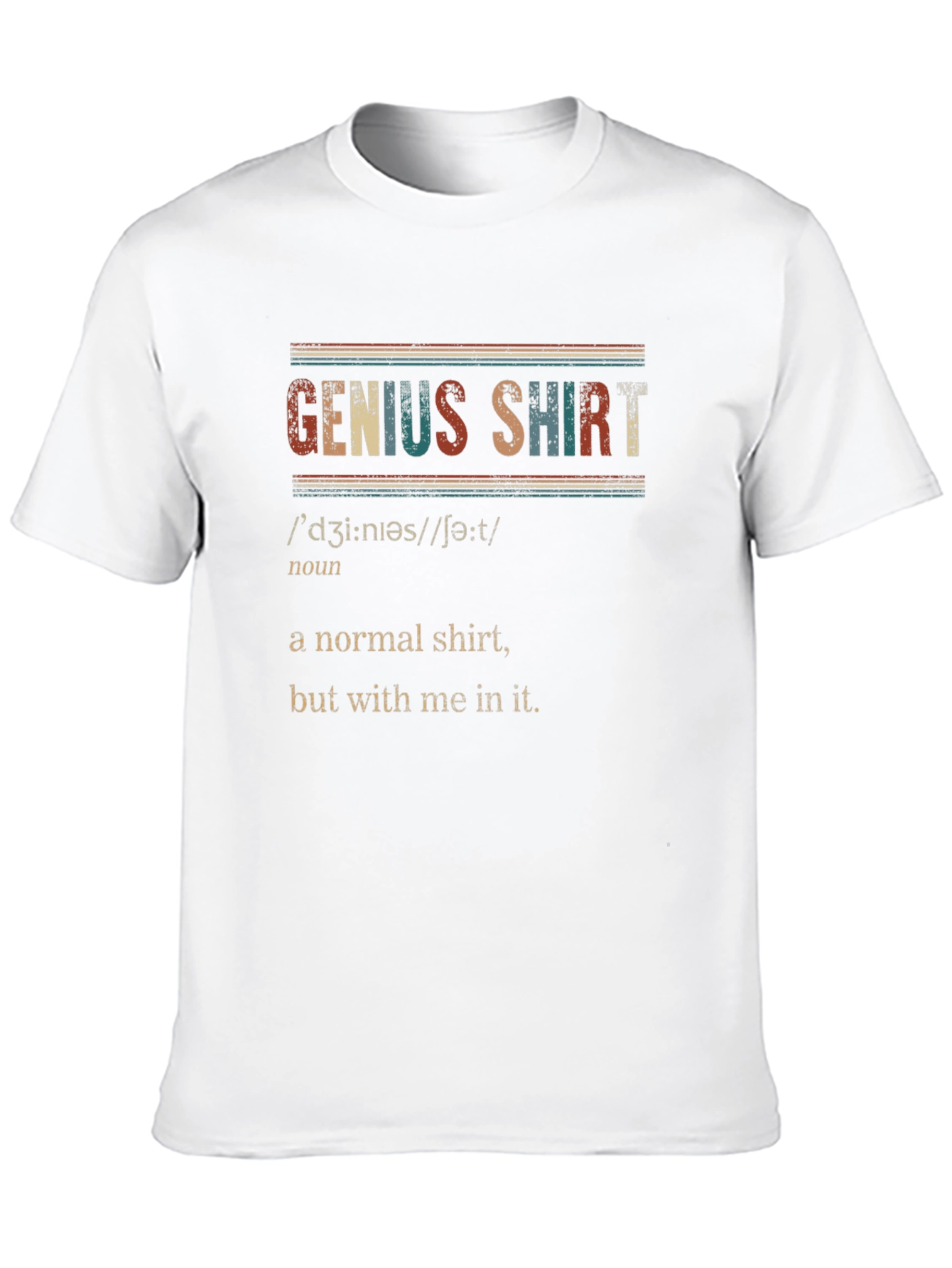 Genius Definition Graphic T-Shirt - Novelty Shirt