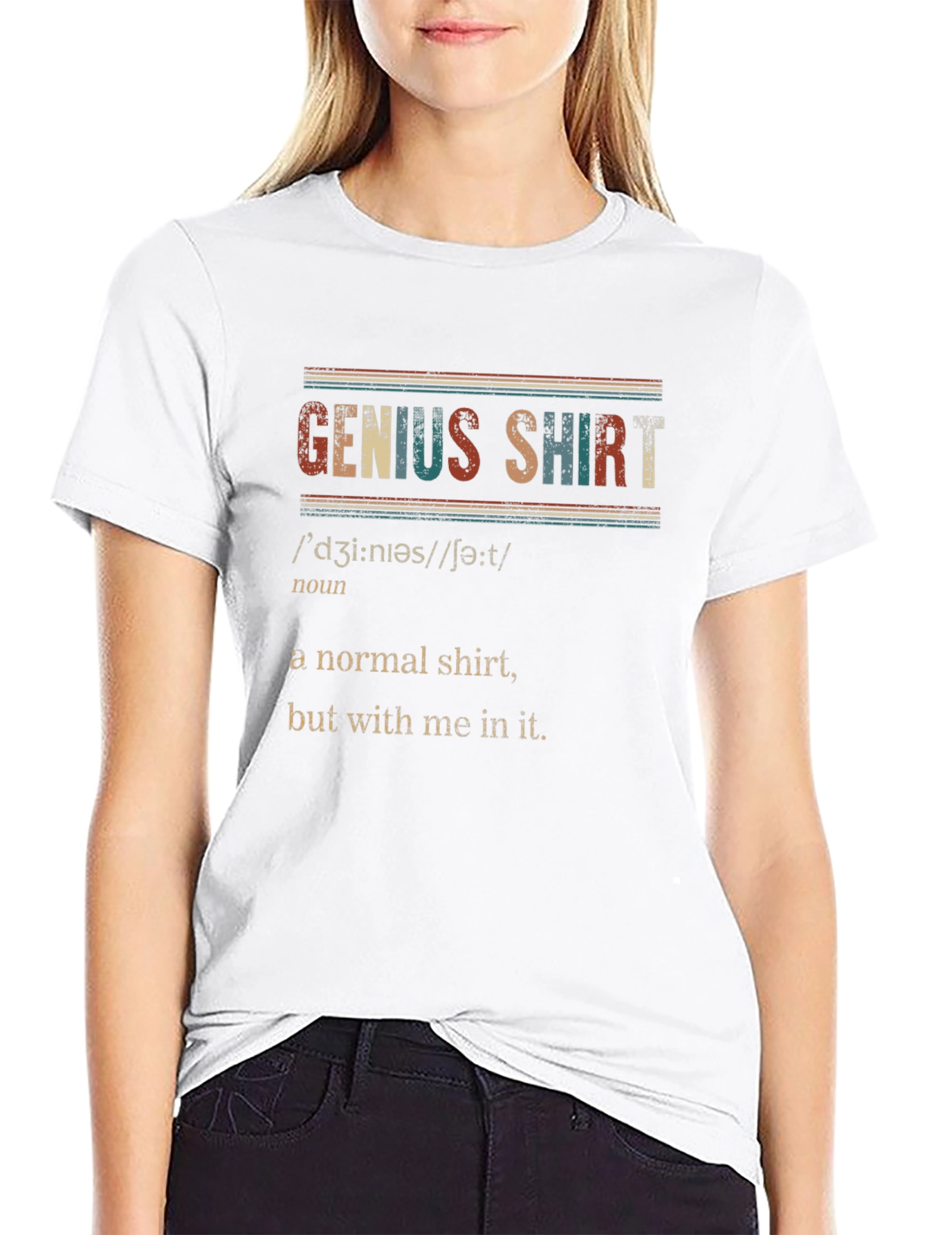 Genius Definition Graphic T-Shirt - Novelty Shirt
